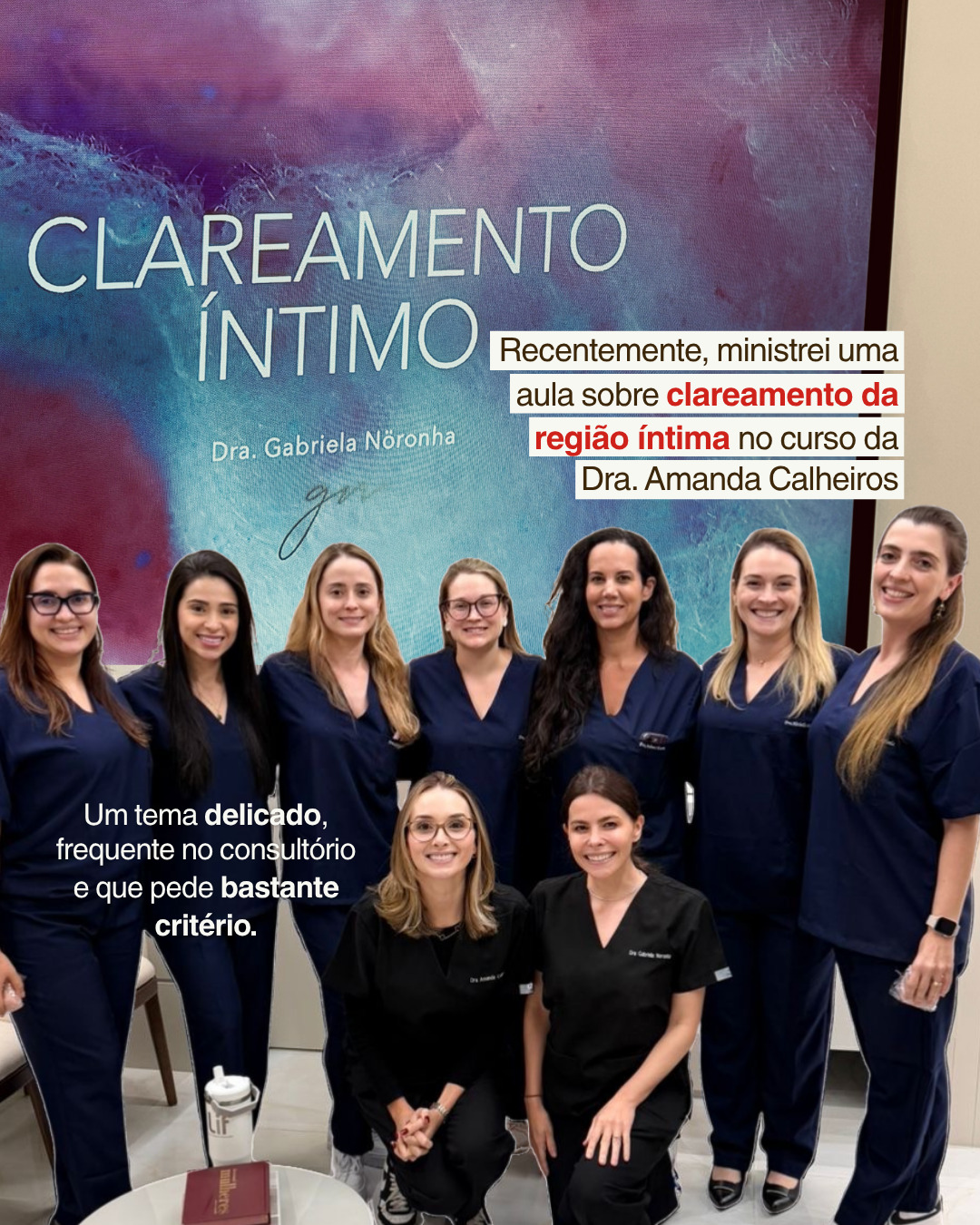 Algumas queixas só aparecem quando o paciente já se sente à vontade para confiar. E quando isso acontece, a responsabilidade de orientar com técnica e sensibilidade é ainda maior!
Essa aula foi sobre justamente isso: entender o impacto real dessas demandas e como abordá-las de forma cuidadosa e bem indicada.
Dra. Gabriela Noronha
CRM 177979 | RQE 80095