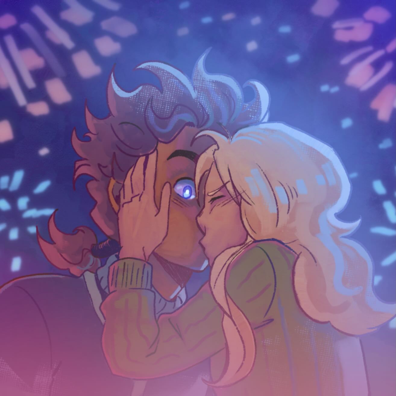 “Just kiss!!”
Forever thinking about moments in my comic … that are 5000 yards away.
#characterart #kiss #ocs #cornuandadora
