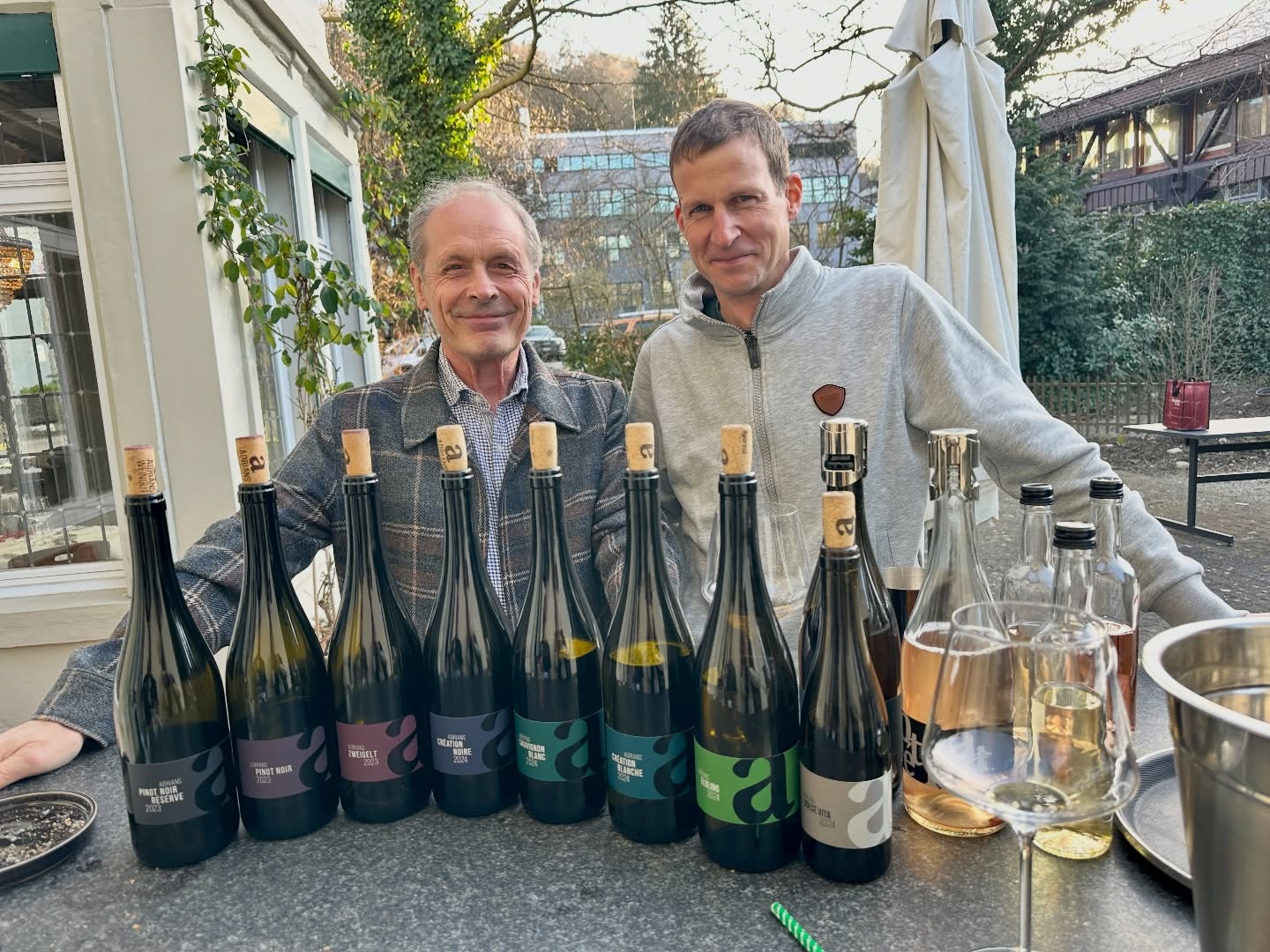Tolle Degustation mit @adrians_weingut 🫶 Wir freuen uns augewählte Kreationen künftig bei uns geniessen zu dürfen.