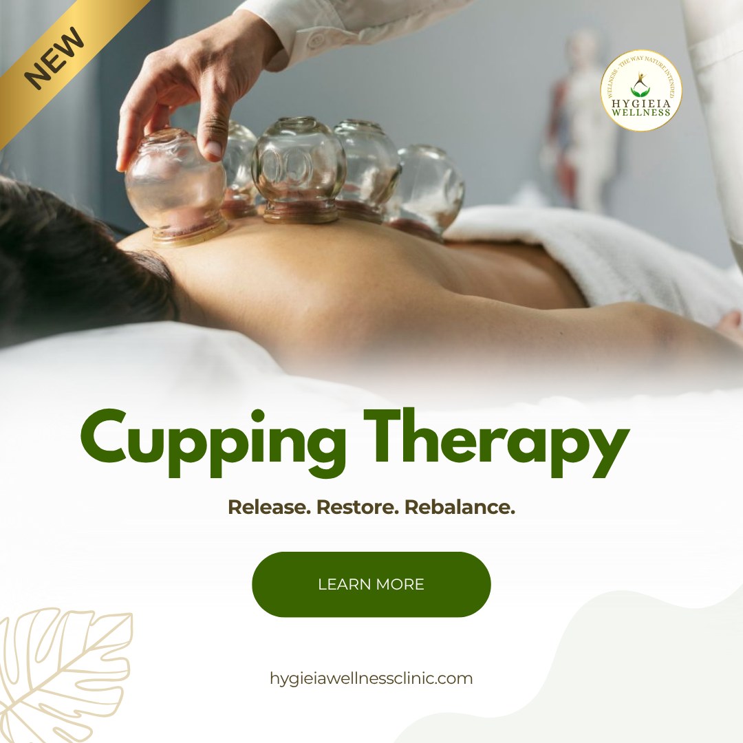 Something new has arrived at Hygieia ✨
A gentle, time-tested therapy designed to help your body release tension, improve circulation, and restore balance.
Feel lighter. Move easier. Breathe deeper.
Cupping is now available.
👉 Click the link in bio to book your session today.
#hygieiawellnessclinic #cuppingtherapy #HolisticHealing #NaturalHealing #IntegrativeMedicine
