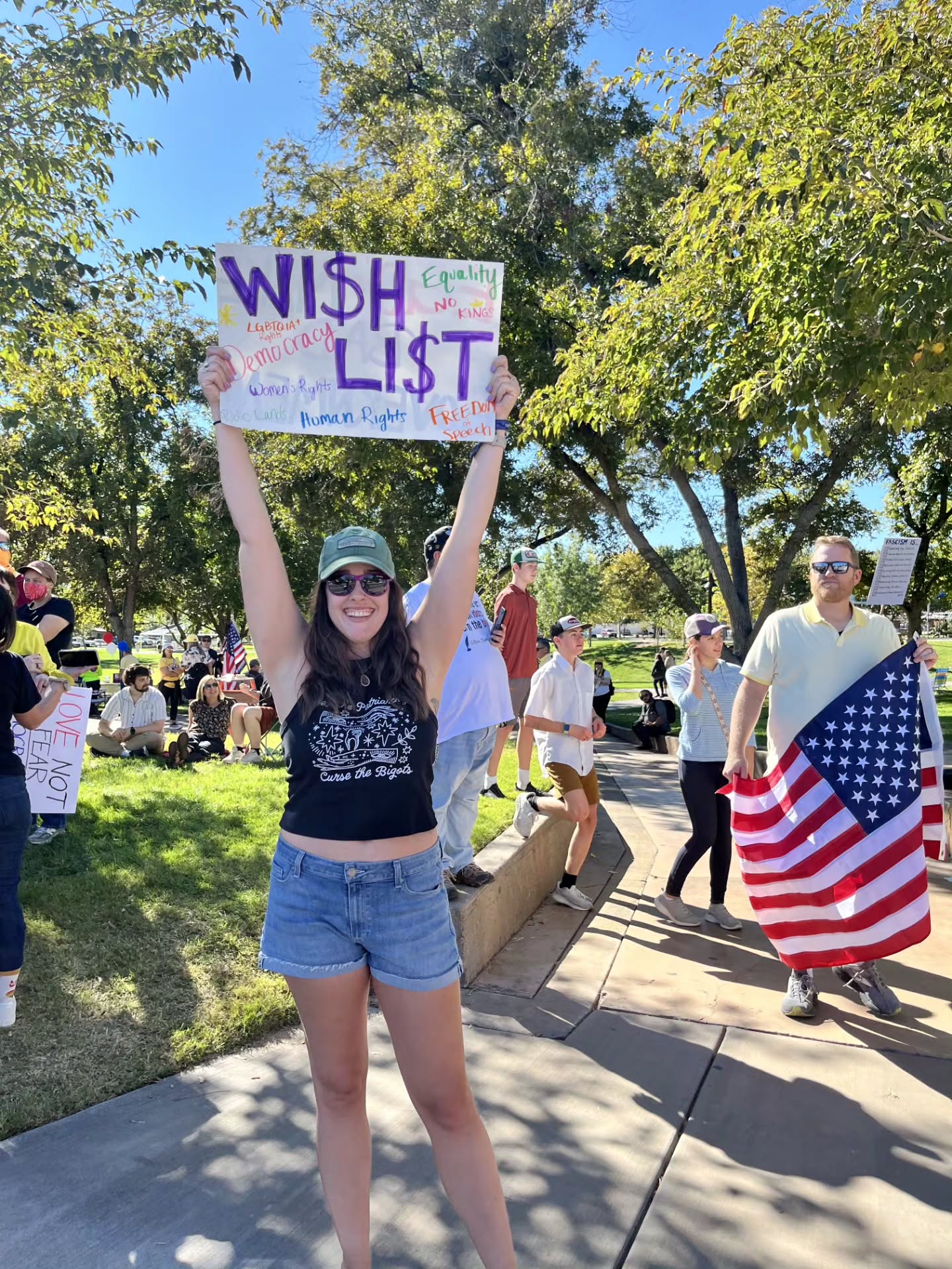 We couldn’t make it to the protests yesterday—but when our Red Bull Rampage schedule shifted back in October and gave us a free day, we didn’t think twice. 🏔️✊
We looked up the nearest No Kings protest, made a sign on the road, and went. Because some things are worth showing up for. 🪧
And right now? There’s a lot worth showing up for.
I’m angry. 😡 I’m watching rights get chipped away, people in my community targeted, and those in power act like it’s acceptable. It’s not. It never has been.
This isn’t politics as usual—this is people’s lives. And it should make you uncomfortable. It should make you pay attention. It should make you show up, speak up, and push back. ✊💪
I know some people think realtors should “stay in their lane.” But my lane has always been people. Showing up for them, advocating for them, creating space where they feel safe and supported. I won’t be quiet while harm is happening.
Swipe through for some of my favorite signs—we saw some really good ones—and make sure you get to the end for the best shirt I’ve seen in a long time. 🤣
All humans deserve a pleasant real estate experience. All humans. 🌈🏡❤️
.
.
.
#livelifeinbend #realtorkailey #nokings #bendoregon #inclusiverealestate