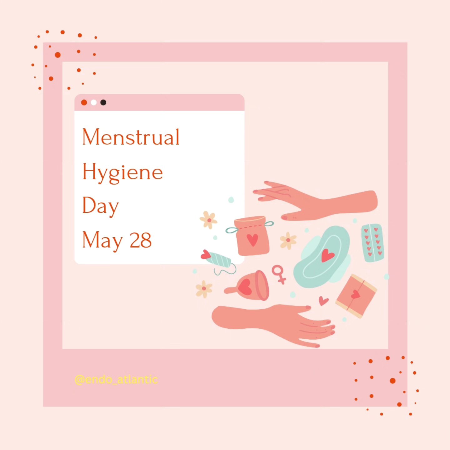 On Menstrual Hygiene Day, and every day, it's important to practice proper menstrual hygiene. Period equity helps all menstruators feel safe, supported, and clean throughout their cycle every month.
From ending the stigma around periods to providing affordable/free products for all, good menstrual hygiene ensures that menstruation is not a barrier to education or employment.
@wage_fegc and the Government of Canada are continually working on the advancement of menstrual hygiene and equity across the country. Their Menstrual Equity Fund pilot program has been very successful since its start on September 1, 2023. While it will take time to achieve full menstrual equity for all, this is an excellent start!
#MHDay2025 #menstrualhygieneday #endo_atlantic #periodequity #periodproducts #endthestigma #endometriosis #menstrualhealth