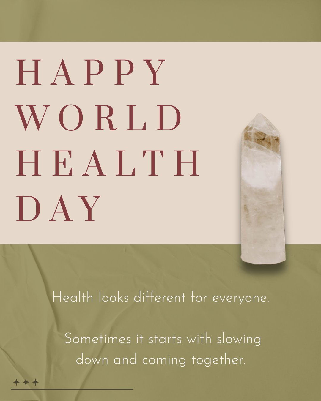 Health looks different for everyone.
Sometimes it’s movement or rest. Sometimes it starts with slowing down and coming together.
We love creating space for conversation and making room for connection.
Wishing you a gentle World Health Day 🤍