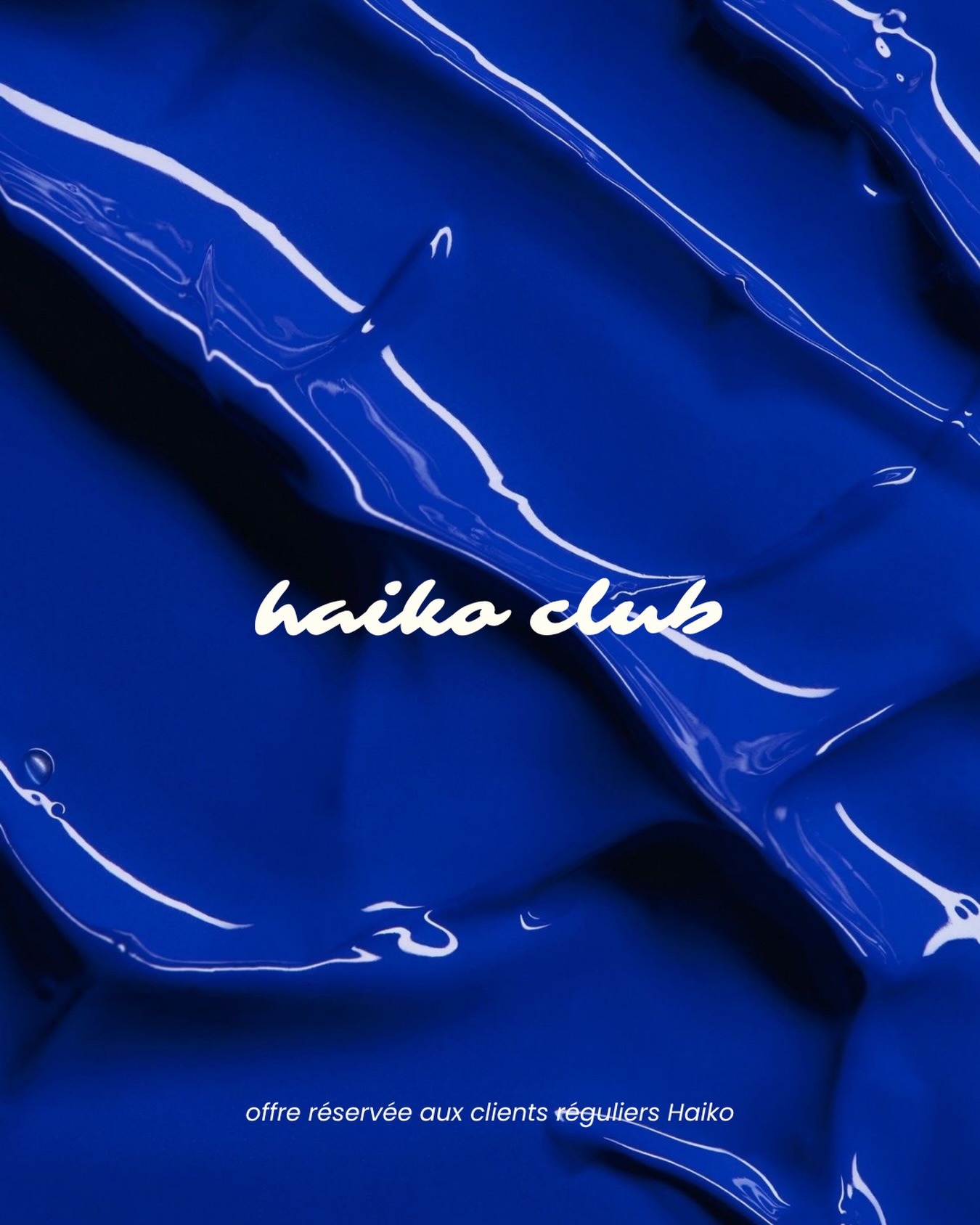 ✨ Le Haïko Club est ouvert… et il change tout. ✨
Pensé pour nos clientes les plus fidèles, le Haïko Club vous donne accès à une expérience encore plus privilégiée :
— Des abonnements exclusifs ultra avantageux
— Des événements privés réservés aux membres
— Des cadeaux skincare tout au long de l’année
Parce que prendre soin de vous ne devrait pas être occasionnel… mais devenir un vrai rituel. 🤍
💌 Envie d’en faire partie ?
Envoyez-nous un MP, on vous explique tout.