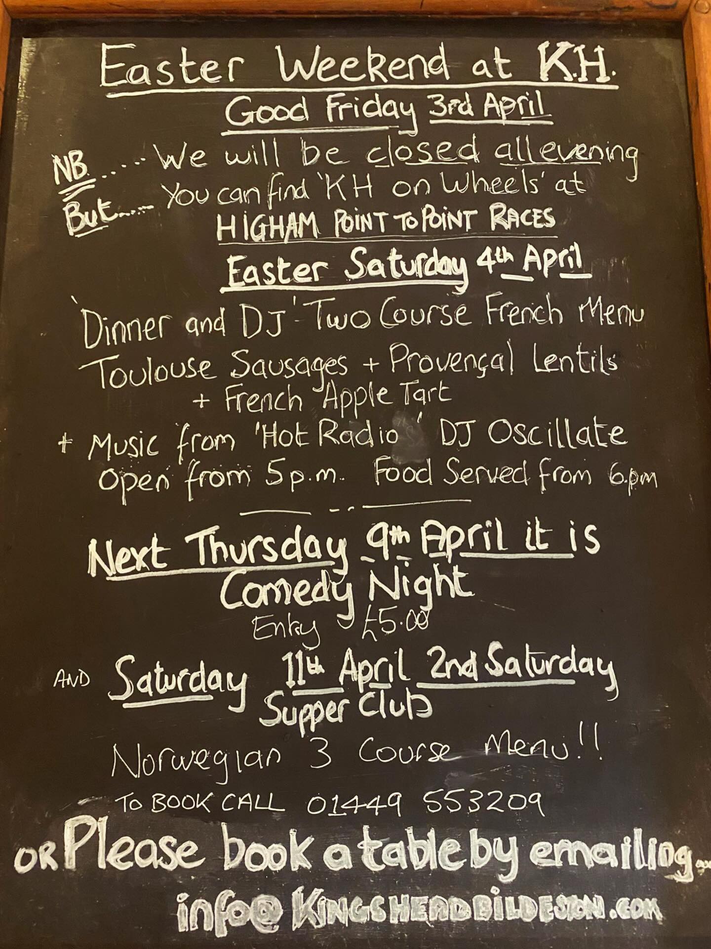 This weekend and beyond 🐣