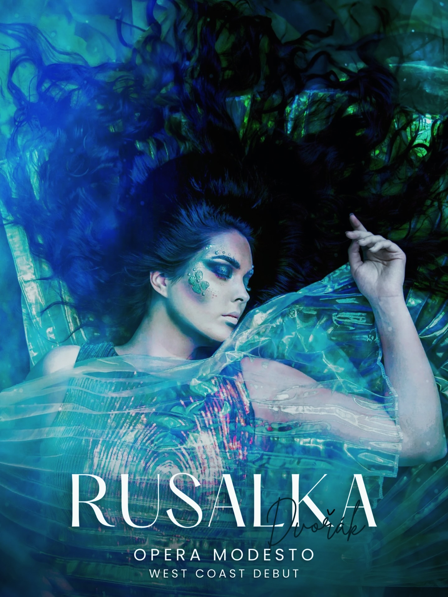 RUSALKA 🌊 It’s my honor to return to the title role of Dvořák’s stunning fairytale masterpiece, Rusalka, this month at @operamodesto! Join us April 24 and 26 at @galloarts.
Director: Annalisa Winberg
Conductor: Caleb Yanez Glickman @lets_talk_about_geography
Rusalka: Bree Nichols @singbree
Prince: @jasonnnichols
Vodník: @isaiahmusikayala
Ježibaba: @emilygeller
Foreign Princess: @sandidge_soprano
Turnspit: @leandraramm
Hunter/Gamekeeper: Guillermo Garcia Jr
Woodsprites: @_thebeautifulrose_, @4mongtheliving09, Katie Overton
#opera #czechmusic