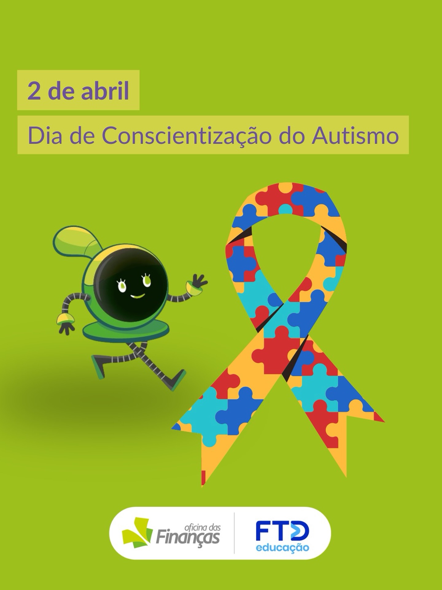Na Oficina das Finanças, valorizamos ampliar o acesso ao aprendizado, respeitando diferentes formas de ver, sentir e aprender.
Foi com esse olhar que desenvolvemos a Viva IA, a inteligência artificial da Oficina, criada para apoiar professores especialmente nas aulas com crianças e adolescentes com laudo e neurodivergentes, tornando a educação de comportamentos financeiros mais acessível, adaptável e inclusiva.
Sabemos que cada aluno aprende de um jeito, em um ritmo, com necessidades e potencialidades próprias, e nossa IA ajuda os educadores a criar caminhos para que todos possam participar, compreender e se desenvolver.
Neste dia, reforçamos a importância de olhar para a diversidade dentro da sala de aula como uma oportunidade de ampliar práticas, metodologias e possibilidades de aprendizagem.
#DiaDoAutismo #OficinaDasFinanças #VivaIA #EducaçãoInclusiva