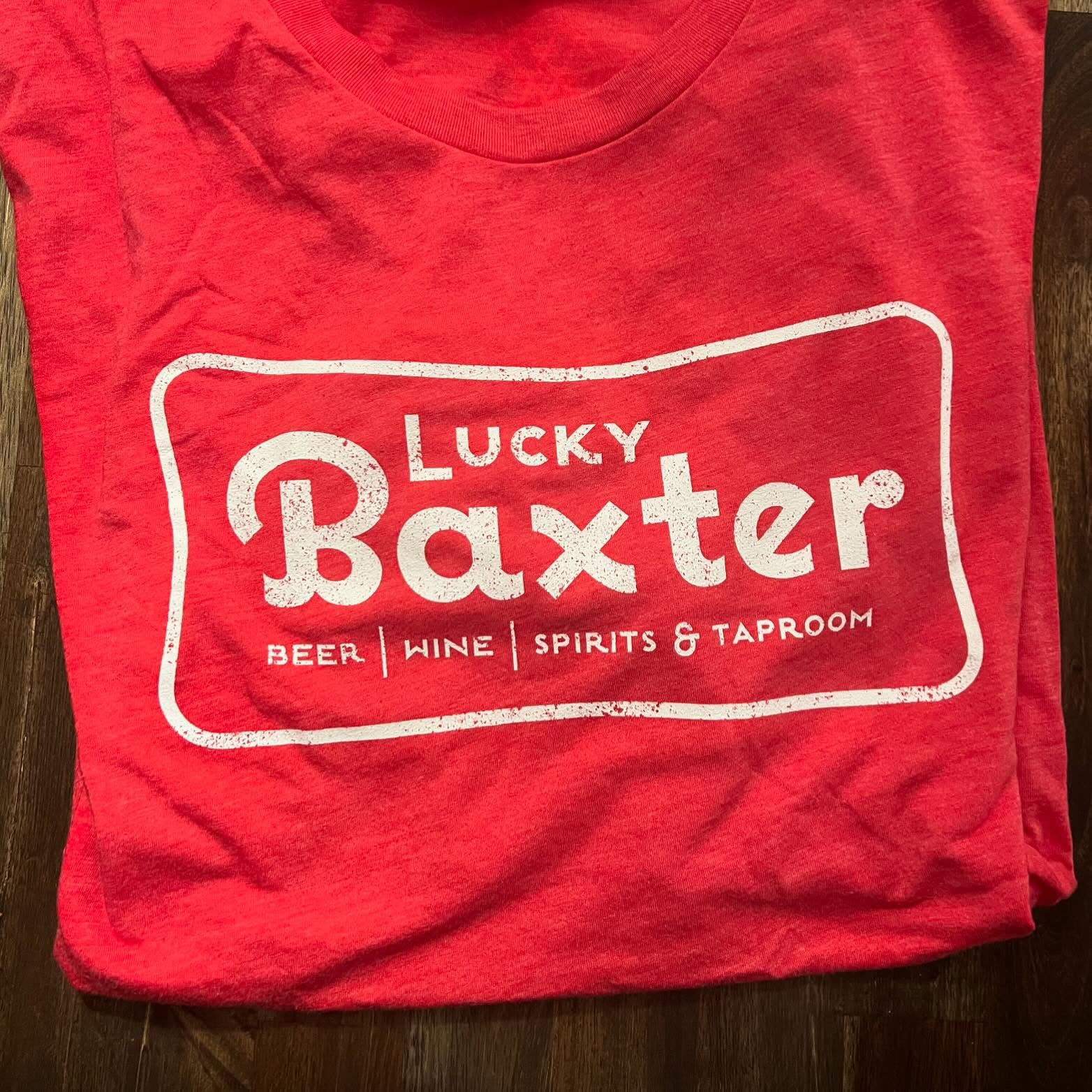 Dang, that was one lucky dog 🐕 laying under the taps… for a while we were too! Thanks @jshermanmcd @crosshatch! Relive the good ol days with merch from Lucky Baxter 🍻link in bio 👈