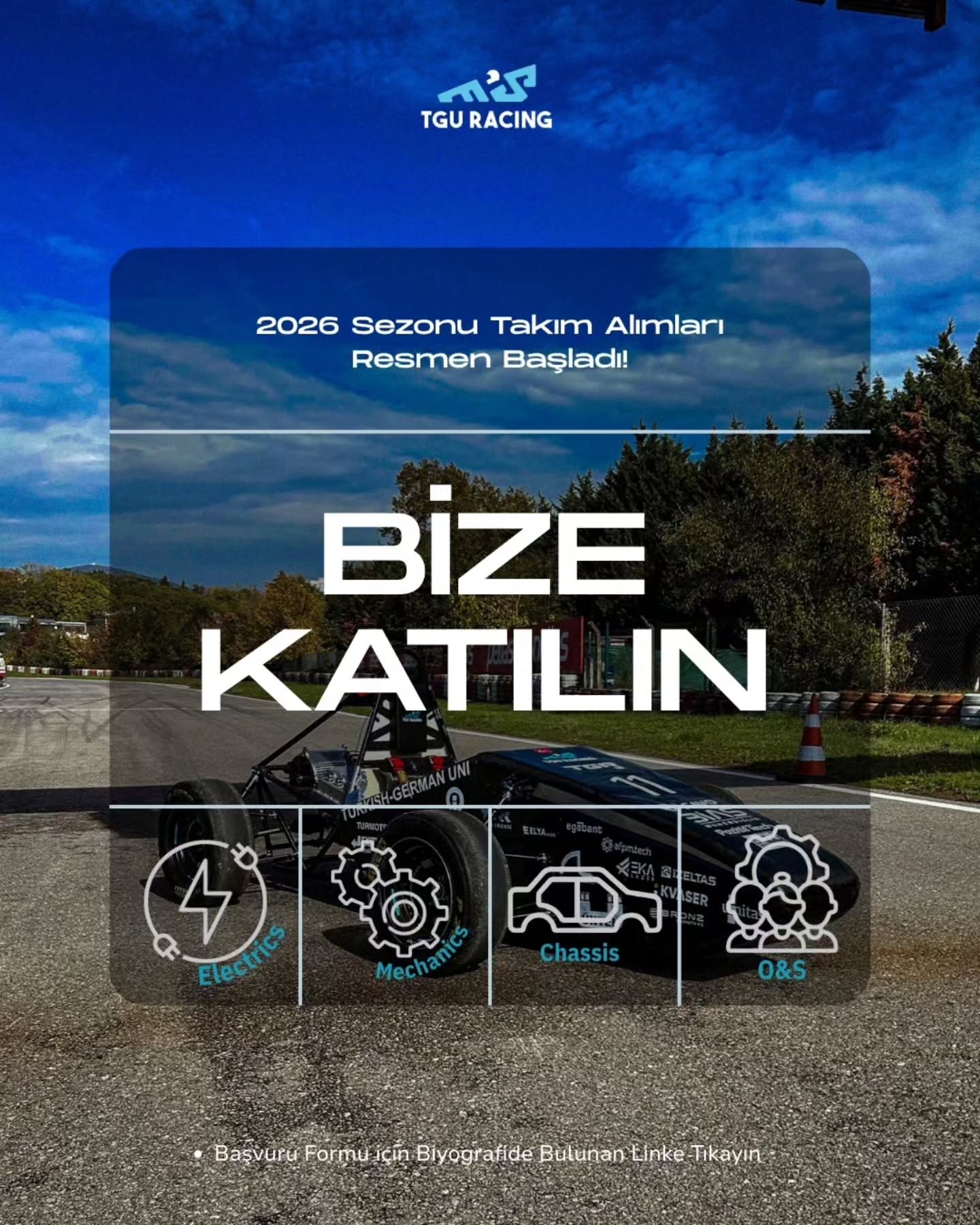 Başvurularınızı heyecanla bekliyoruz! 🏁
#tguracing #formulastudent #engineering #motorsports