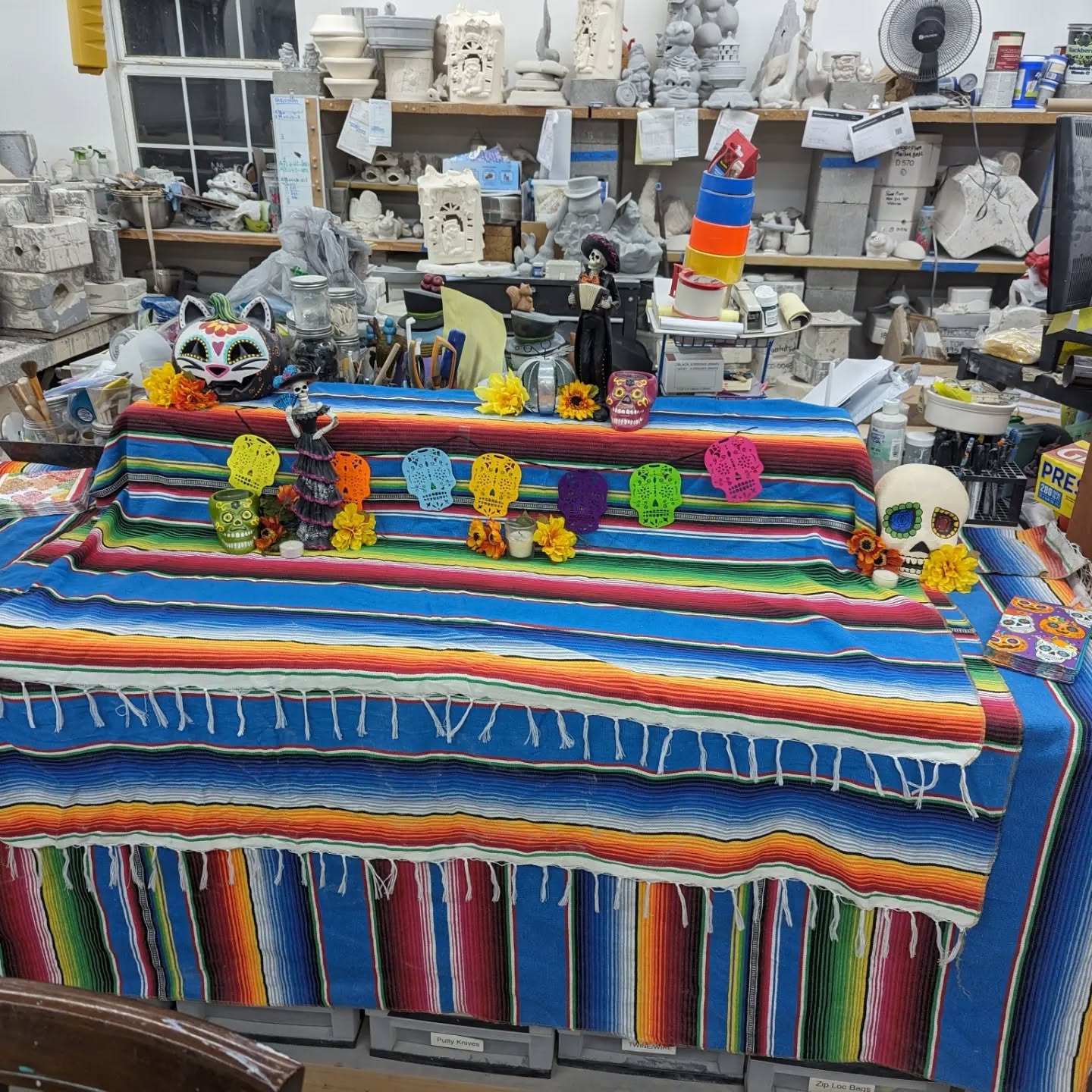 Decorated for Day of the Dead
