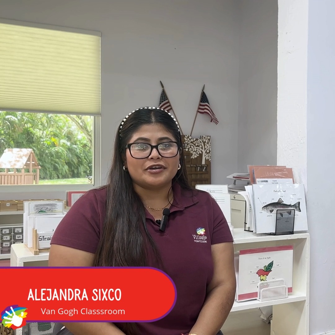 This is what makes a classroom different.
Meet Ms. Alejandra Sixco, lead teacher of the Van Gogh Classroom at our Killian Campus — guiding children with intention, patience, and respect.