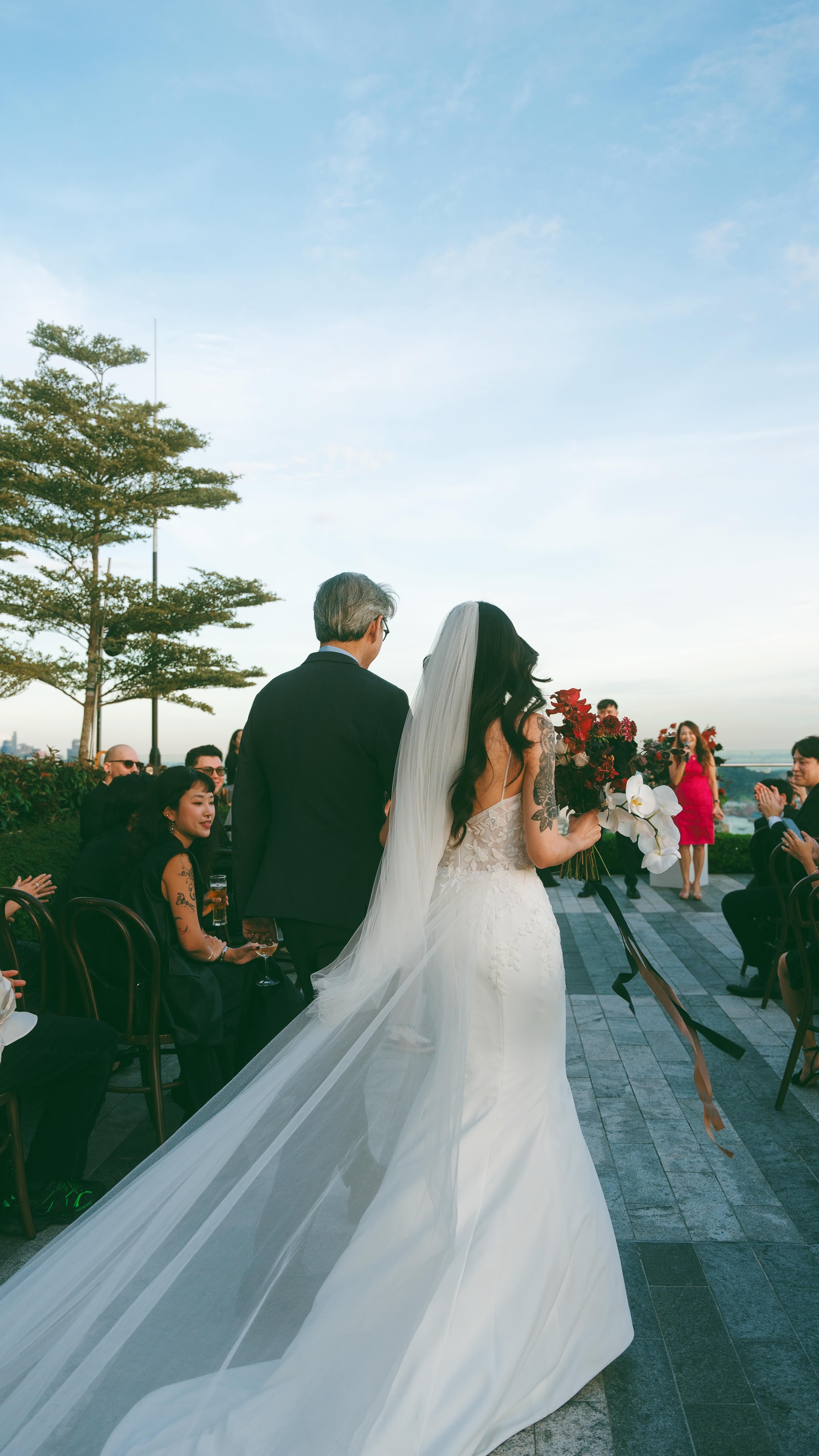 The BTS of @wolfg.rl & @dejections wedding celebration.
The most important thing for Ken & Vanessa were their guests. 🖤 a gathering of their families and closets friends, with lots of fun, food and good alcohol. We’re so thankful to have been part of their wedding journey, and embarking on a really cool concept - something that reflected the couple a 100% 🌹
The team we had the greatest honour of working with /
Photo & video @summerroamingstories
Makeup & hair @makeupbyannlin
Bridal gown @weddingcrafterssg & self-sourced black gown
Personal & venue Flores @sanwraps
Wedding favour @lovelure.co
Wedding cake @kekkicakerysg
Concept, planning & design @thegenuinevows
Venue @1alfaro.sg @1_host