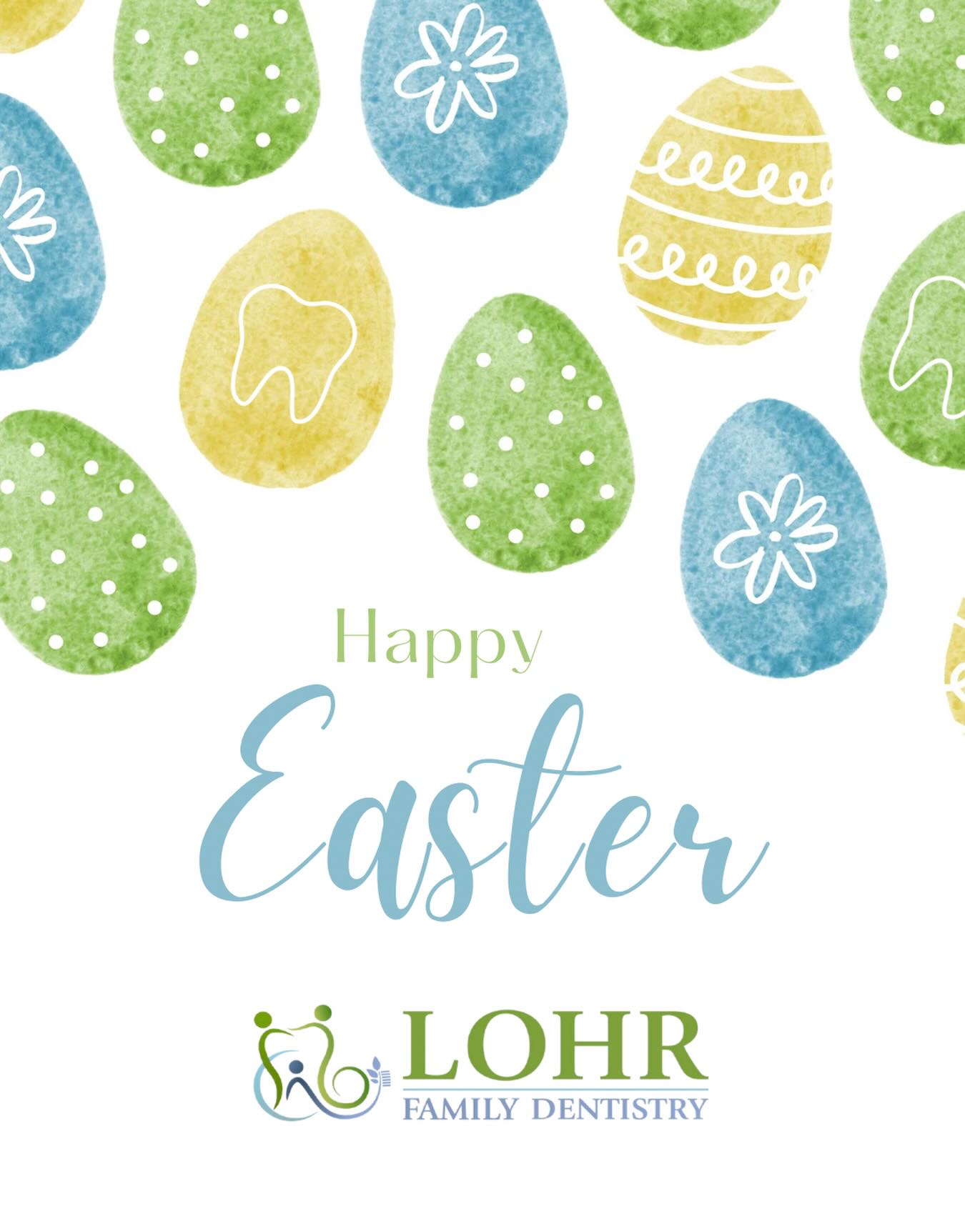He is risen—wishing you peace, joy, hope, and renewed smiles this Easter! ✝️🙏🏻🧡🐣🐰🌷 #lohrfamilydentistry #drlohrdds #christiandentist #bestdentalteam #annardh
