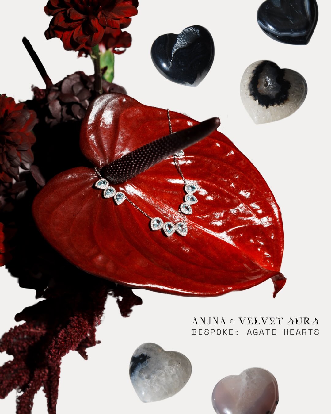 a bespoke collaboration with @anjnalondon ♥️
thoughtfully curated crystal gifting, designed to complement each gifted ANJNA jewellery piece with meaning and intention
from February this year, explore our bespoke offering for ANJNA to bring elevation to their event experience
explore our bespoke page on our website, or email team@velvetauraliving.com to discuss how we can add intention to your event ✨
#VelvetAura #BespokeGifts #CrystalGifts