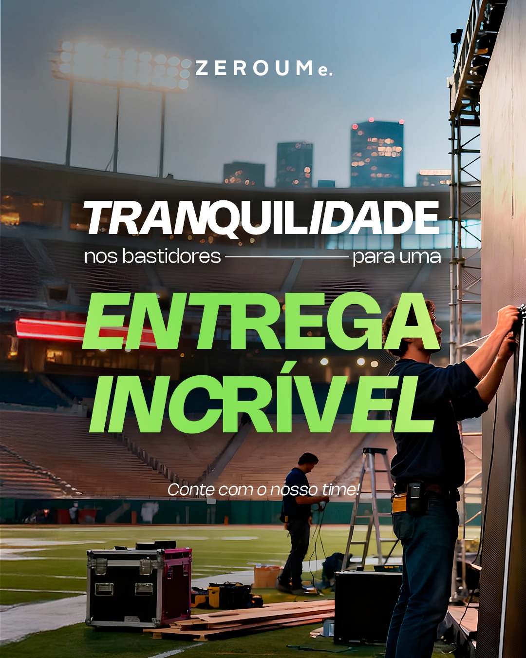 Cuidamos de toda a produção artística para que você possa focar no que realmente importa: a condução do evento!
Garantimos mais segurança, mais tranquilidade e uma entrega alinhada à excelência em cada detalhe. Entre em contato e saiba mais!
contato@01e.com.br
#01e #zeroume #entretenimento #eventos #shows