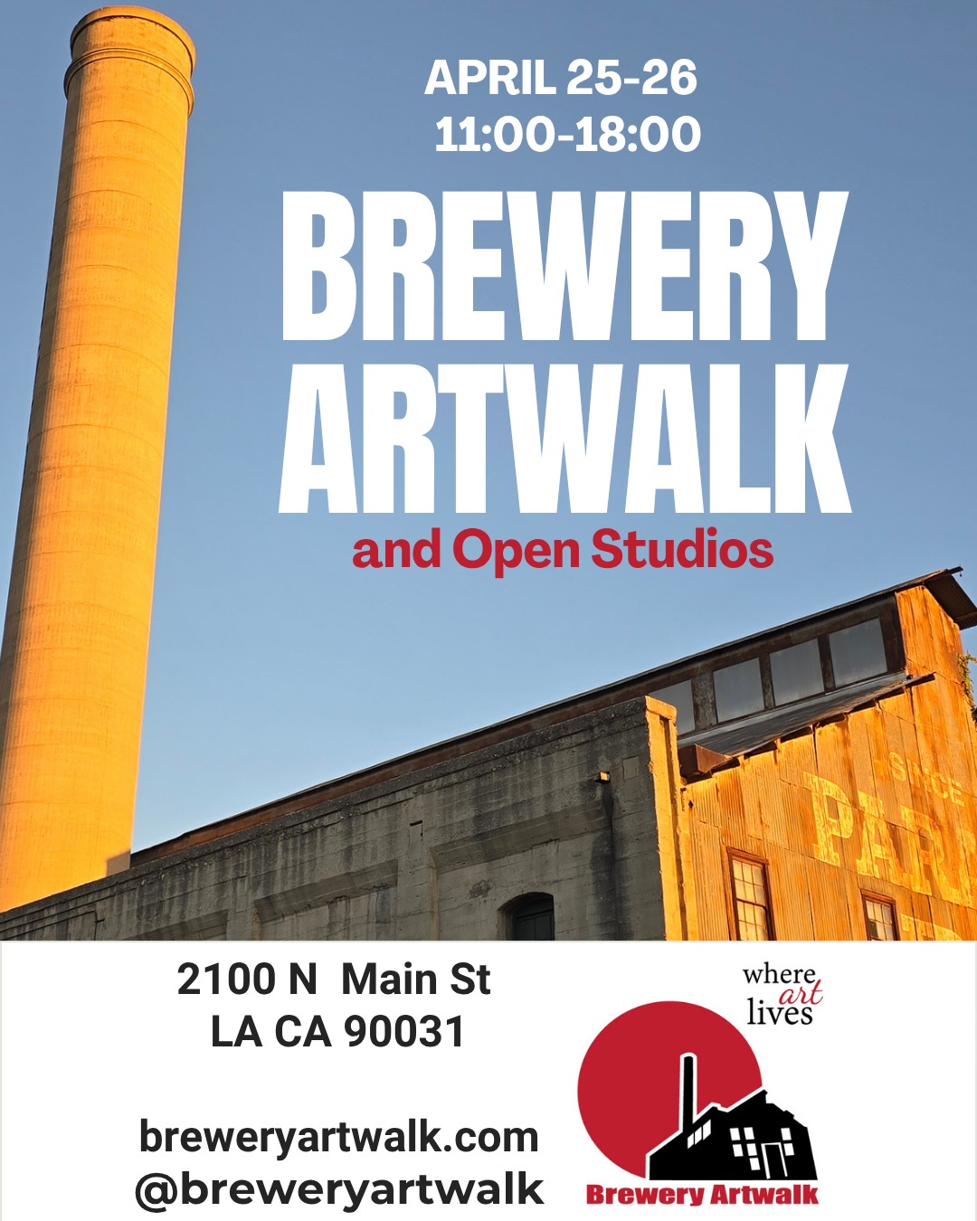 The Brewery Artwalk is one of my favorite days of the year. 500+ working artists, their studios wide open, over 10,000 people wandering through.
And we're right in the middle of it.
Come find Shoebox Projects at 660 S Avenue 21 # 3. See the current exhibition. Meet some artists. Say hi.
April 25-26, 11am-6pm. shoeboxarts.com or link in bio.
#breweryartwalk #breweryartscomplex #shoeboxarts #losangelesart #openstudios