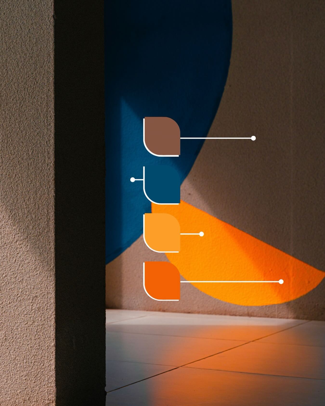 Good for bold logos ✅
Impactful campaigns ✅
Rich editorials ✅
Highlights and shadows doing the heavy lifting. Electric blues colliding with deep oranges for a palette that feels dramatic and modern and bursting with energy.
The contrasting rich hues are ideal for bold editorials and standout campaign visuals.