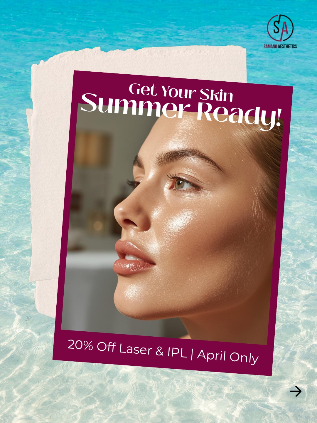 Summer skin is made in the spring! ☀️ This April, revitalize your glow with 20% off our most requested skin rejuvenation treatments. Whether you’re looking to erase sun damage with IPL or smooth away fine lines with our 1540 Fractional Laser, our team is ready to help you achieve your goals. Call us at 407-790-4020 to book now. ✨
#SamanoAesthetics #WinterParkFL #OrlandoBeauty #IPLPhotofacial #SkinRejuvenation #AprilSpecial #MedicalAesthetics