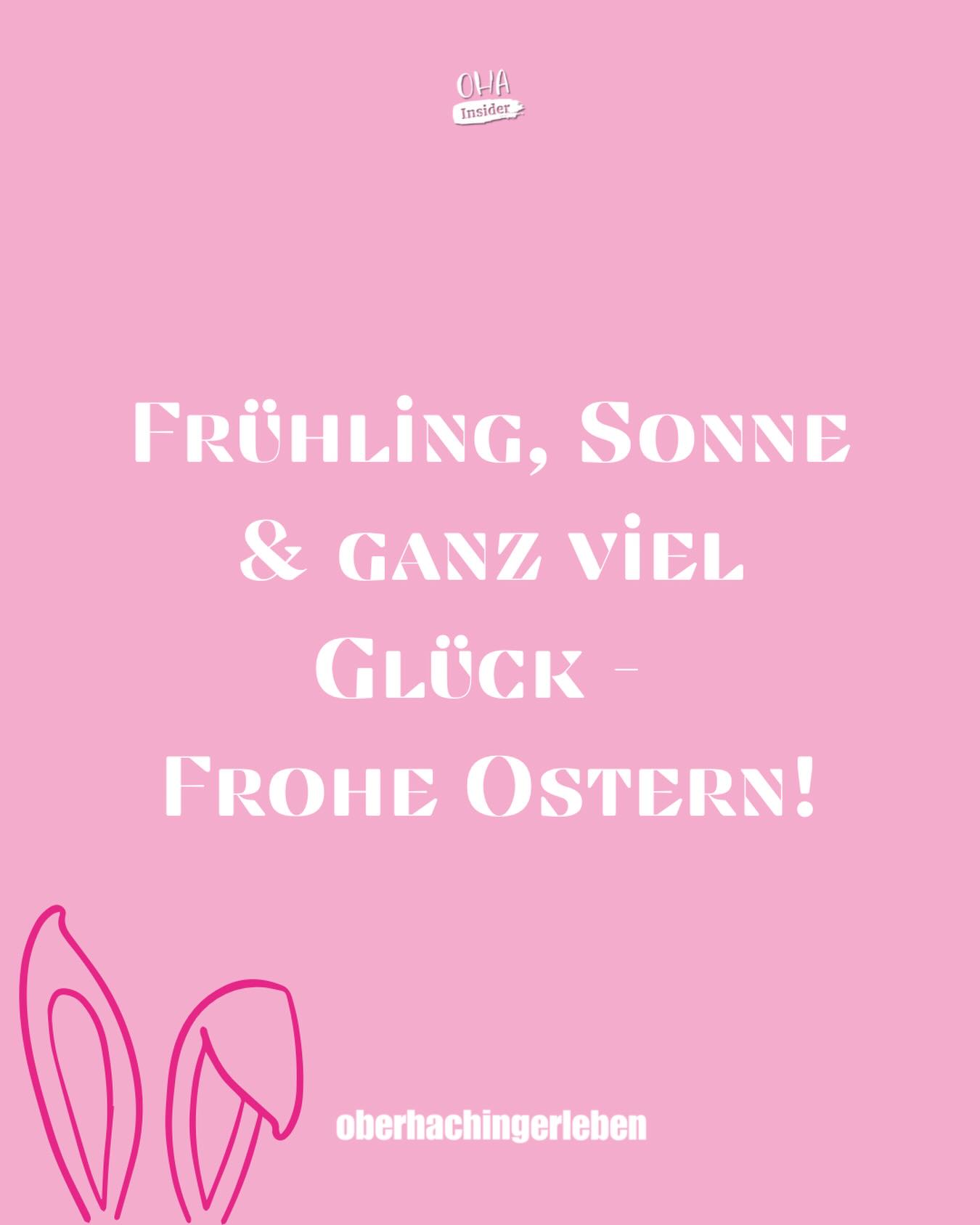 Frohe Ostern euch allen! 🐰🌷 Genießt den sonnigen Tag und die schöne Zeit im Kreise eurer Liebsten.
#froheostern #happyester🐣 #frühling #oberhaching #gvo