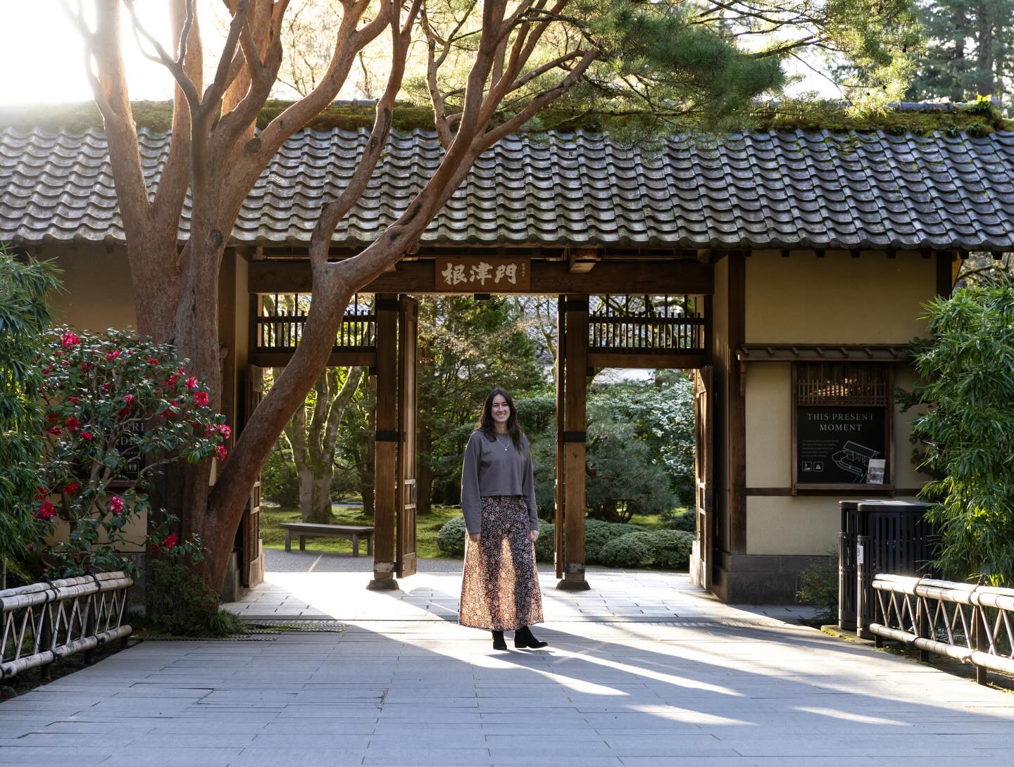 Who turned the mood lighting on? Early morning strolls through the gardens make you feel like you are in Japan. Loved capturing the cherry blossoms here.