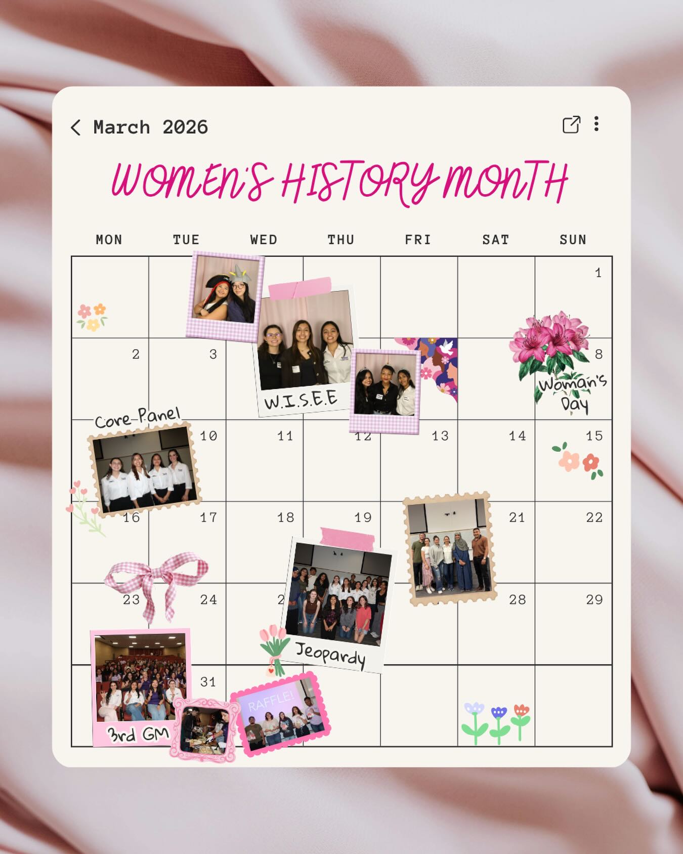 Women’s History Month with SWE 💗