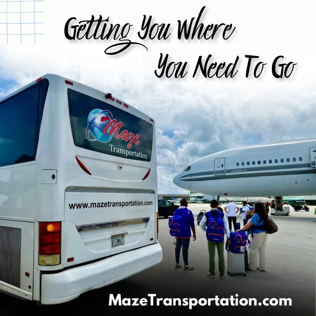 Skip the stress. We’ll handle the ride. ✈️ Airport transfers made easy with Maze Transportation.