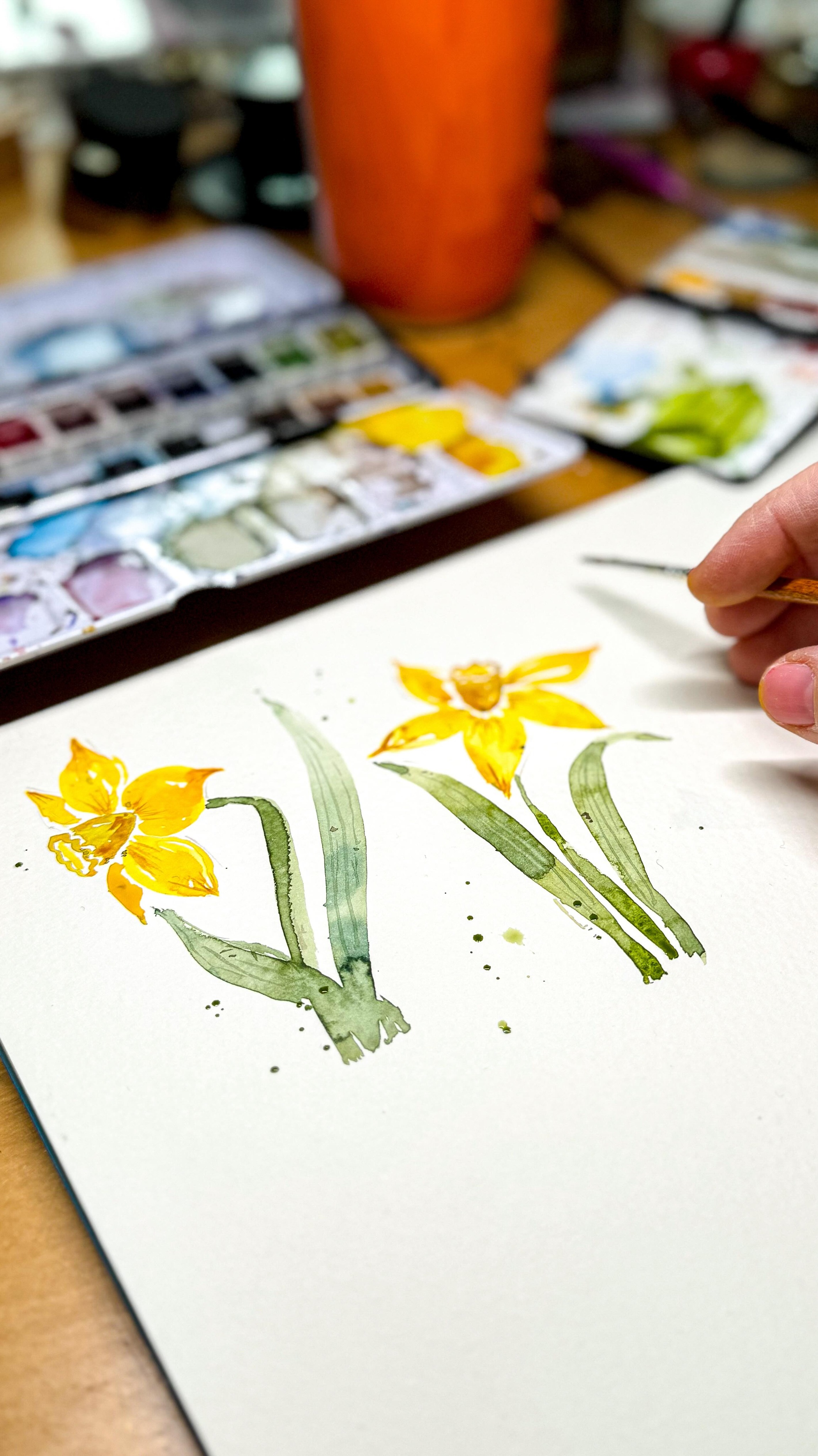 ☀️ Für meinen ersten Aquarellworkshop bringe ich schon mal ein paar Frühlingsblumen ins Spiel🌷😍
#aquarellmalerei #wasserfarben #aquarellkunst #aquarellart #aquarellmalerei
Kalligraphie | Lettering | Illustration | Schriftkunst | Hannover | Kreative Feiern