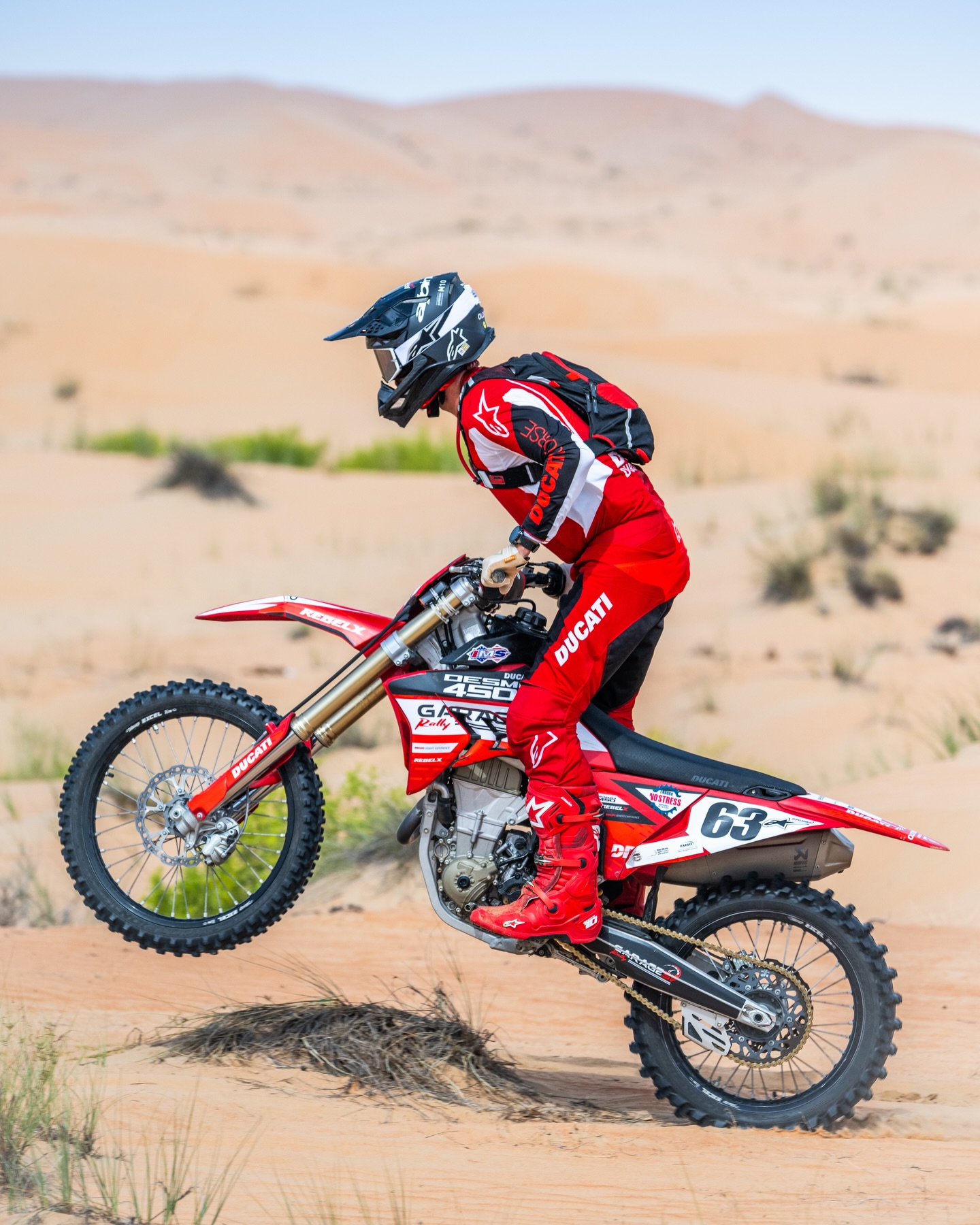 Garage51 Ducati Rally Team - Race Debut. Podium.
The fourth and final round of the @abudhabibajachallenge marked the first official outing of the Garage51 Ducati Rally Team - and a defining one.
On a very technical Al Ain course of deep sand, chopped dunes, and relentless terrain, both Ducati Desmo450 Rally machines proved their potential from day one.
@jkirk1993 (No. 75) secured 2nd overall after a race-long battle, sealed in a drag to the finish line.
@craigocoetzee (No. 63) finished 7th overall, managing injury to safely finish the final race while becoming the 2025/2026 Abu Dhabi Baja champion.
For a first race on a new platform, the results speak clearly - competitive pace, strong top-end performance, and complete reliability under race conditions.
This is only the beginning.
With development underway - fuel range, suspension, and full rally build - the focus now shifts to the next phase of the program and upcoming events, including the Dubai International Baja.
Built to race. Built to evolve.
#Garage51 #Ducati #DucatiEmirates #WheelsofArabia #Desmo450MX @abudhabisc