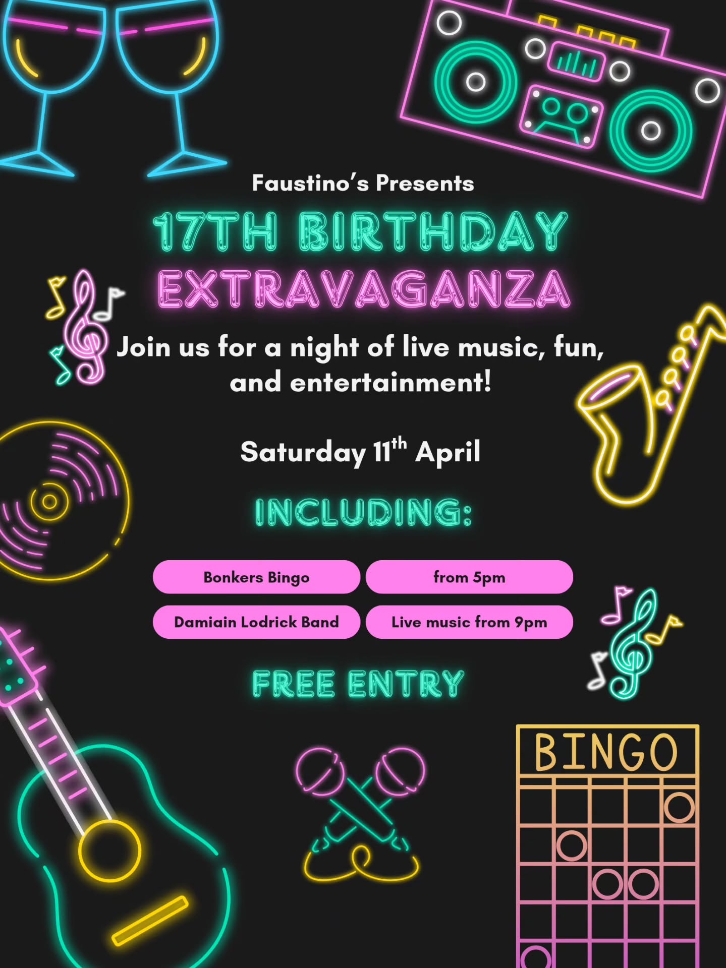 4 days to go until our Birthday Extravaganza.