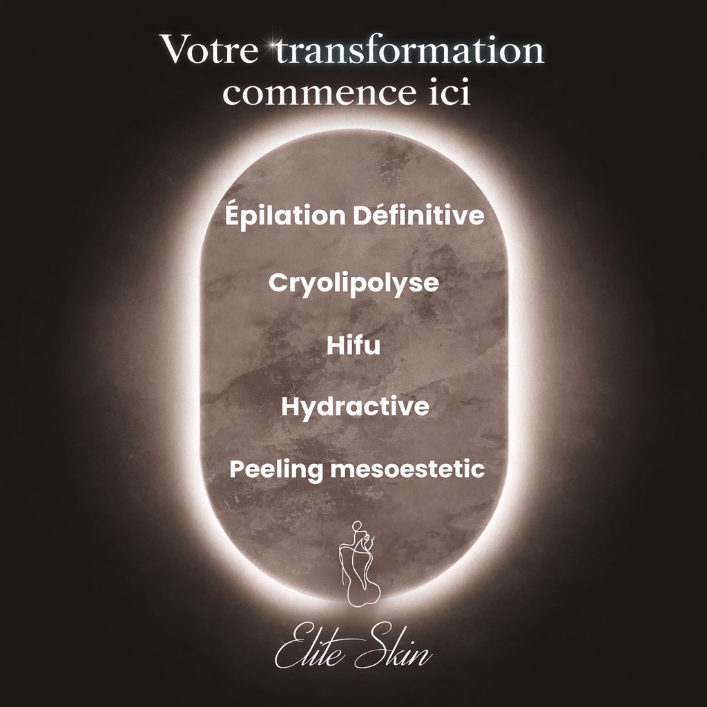 Tu n’as pas besoin de 10 soins 👑
Tu as besoin des bons protocoles, au bon moment.
Chez Elite Skin, chaque prise en charge est pensée pour des résultats visibles, durables et adaptés à ta peau✨
✨ Épilation définitive pour éliminer les poils durablement
✨ Cryolipolyse pour redessiner la silhouette
✨ HIFU pour un effet tenseur
✨ Hydractive pour une hydratation intense
✨ Peelings professionnels Mesoestetic pour renouveler la peau
Ici, pas de promesses en l’air
→ De la technologie
→ De l’expertise
→ Des résultats
💬 Bilan personnalisé offert
📍 12 rue du Hainaut Cambrai
📲 Réservation sur Planity ou en DM #cambrai #epilationdefinitive #hifu #soinvisage #soincorps