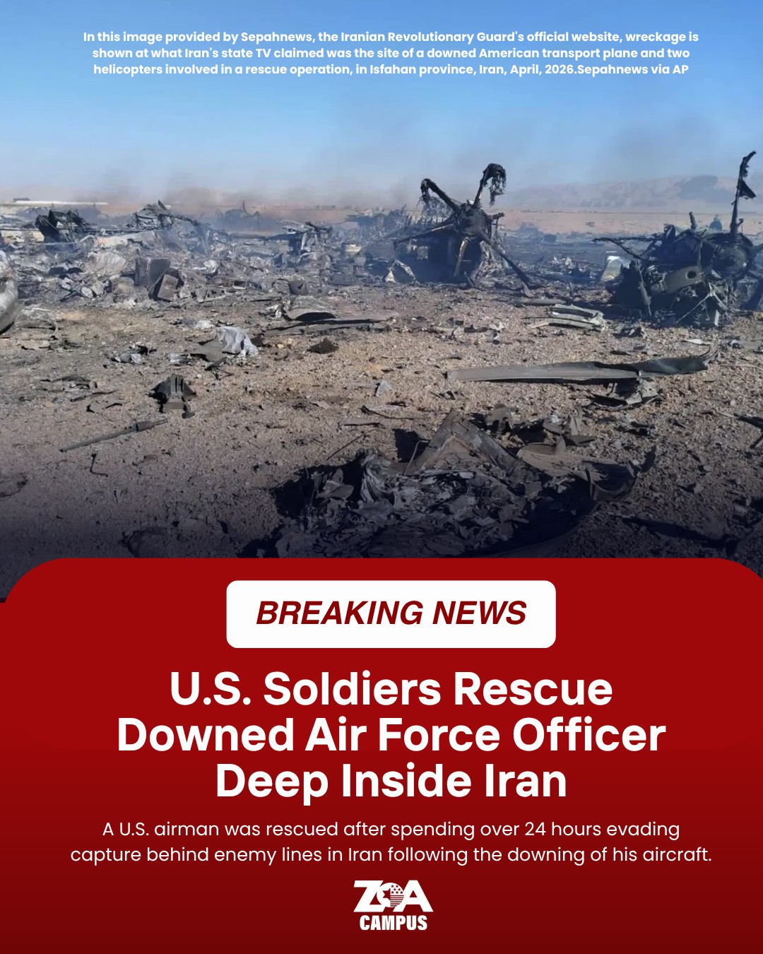 For over 24 hours, a U.S. airman evaded capture deep behind enemy lines in Iran.
Today, he’s home.
Courage under pressure. A mission that didn’t fail.