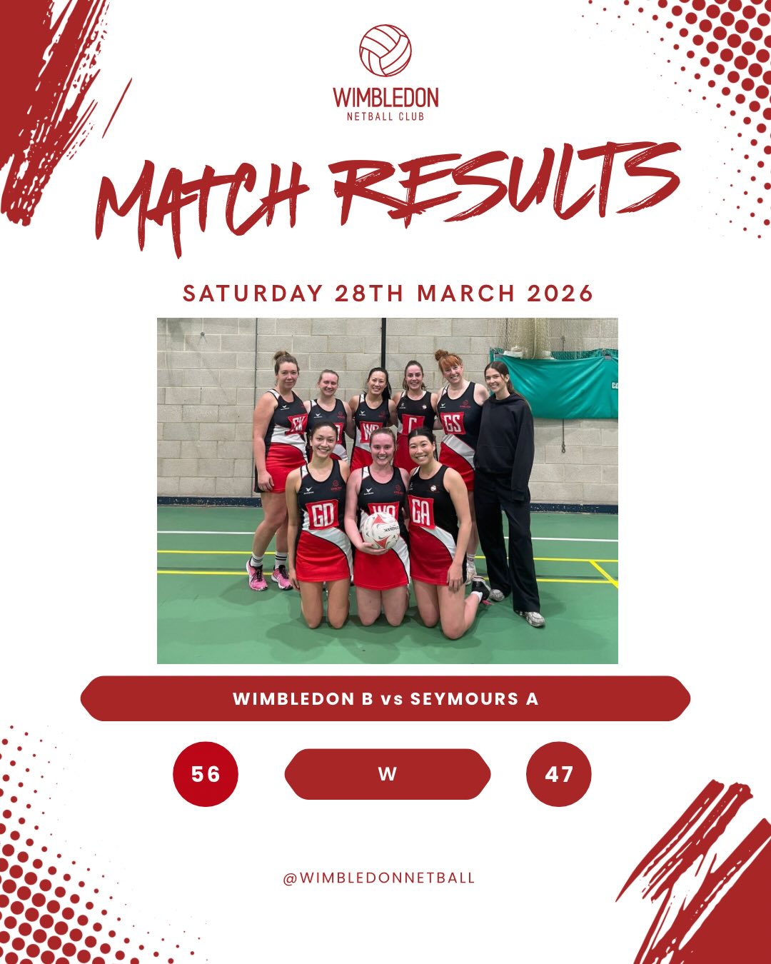 We had another TRIPLE WIN SATURDAY ❤️🖤🔥 some phenomenal performances on court last weekend as we near towards the end of the season. Now we’re ready to eat plenty of chocolate and take a well earned break over the Easter weekend 🐣