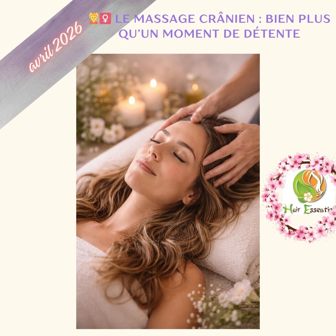 💆♀️ Le massage crânien : bien plus qu’un moment de détente
On pense souvent au massage comme un simple moment de relaxation