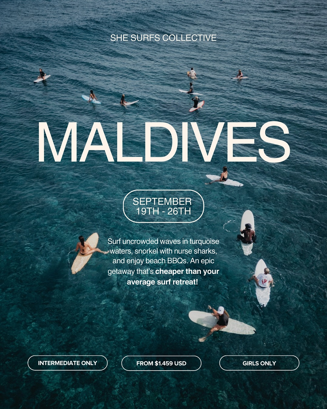 The trip of a lifetime.
The best waves, the bluest water, the raddest crew, the kindest locals, and sipping fresh coconuts on a tropical island 🌴
Comment SURF if this sounds like you and we’ll send through more info 🫶🏽