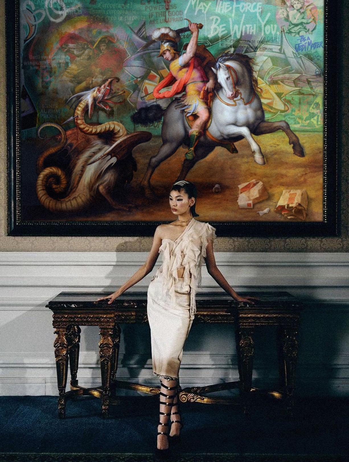 Step into the myth.
In Marco Battaglini’s Ignis aurum probat, the battle is no longer confined to the canvas; it extends into you. The viewer becomes the protagonist, the timeless figure standing before their own dragon.
Here, ArtPopClassic dissolves the distance between art and life: classical heroism meets contemporary identity, and mythology is no longer something we observe - it is something we inhabit.
Fire tests gold… but it also reveals who you are.
Your fears, your strength, your becoming.
In Battaglini’s universe, you are not just looking at the story.
You are the story.
What is the dragon you are ready to face?
#LivingMyth #ArtPopClassic #MarcoBattaglini