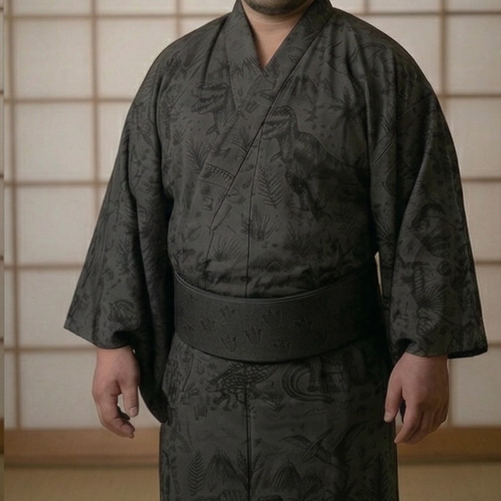 Jurassic period / ジュラ紀
#kimono #着物男子 #男着物