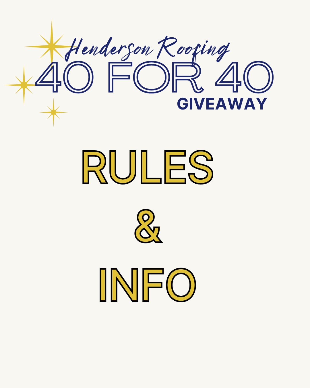 Who’s ready to win?🤩
Our 40 FOR 40 giveaway kicks off tomorrow!