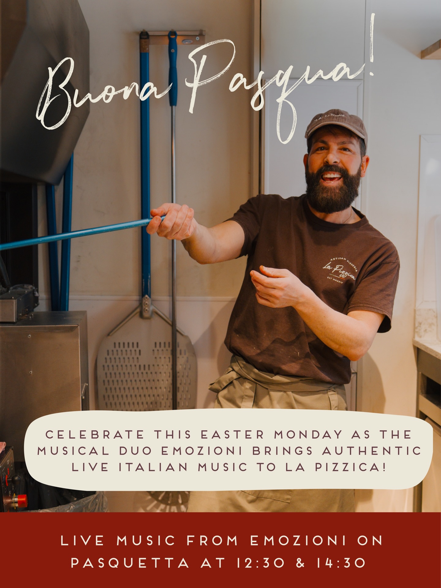 Pasquetta, or “Little Easter,” is one of Italy’s most beloved traditions - a day to celebrate spring with great food, music, and joyful company 🇮🇹🌸
This Easter Monday, 6th April, we’re bringing that spirit to life at La Pizzica with an afternoon of dancing, live music, and seasonal Italian flavours.
🎶 Live music by Emozioni at 12:30 & 14:00
🕧 Festivities begin at 12:30 PM
Gather your friends and family, soak up the spring atmosphere, and celebrate Pasquetta the Italian way ✨
#Pasquetta #EasterMonday #LaPizzica #ItalianTradition #Eddington