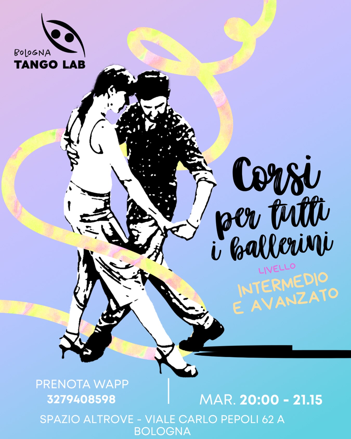 Dal 7 aprile ripartono i corsi con Emmanuelle e Lucas aperti a tutti i ballerini intermedi - avanzati ✨
Per info e prenotazioni —> 3279408598 🌸
Ore 20:00 - 21:15 Spazio Altrove