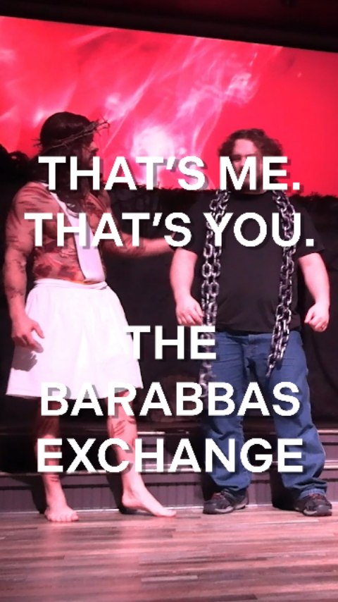 “That’s me. That’s you. That’s us.”
We were Barabbas.
Guilty. Broken. Deserving the penalty.
But Jesus stepped in and took our place.
He took the cross so we could walk free.
It’s still Jesus. It’ll always be Jesus.
#TheGreatExchange #JesusIsEnough #HeTookMyPlace #GoodFriday #Easter