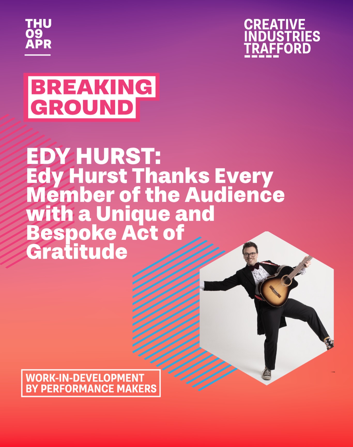 This week! I’m going to be testing out a new monstrosity fresh from its birth at @titlefight2024 to see if it scans without the entire context of why I was doing it.
Will every member of audience be thanked? Do you too wish to be thanked? Join me this Thursday @watersidearts_
Thanks!