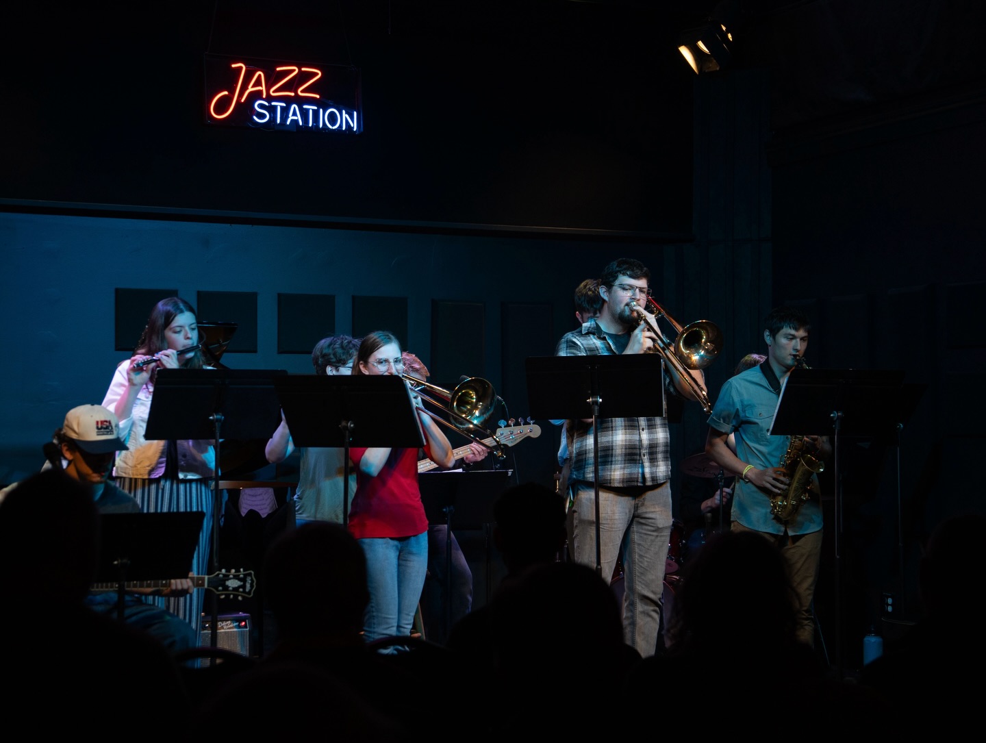 Bushnell University Brand bringing the music to @jazzstationeugene last week, one of the PNW’s premiere jazz venues! Thank you to all who came to hear some classic and contemporary jazz and gospel songs from our Beacons.