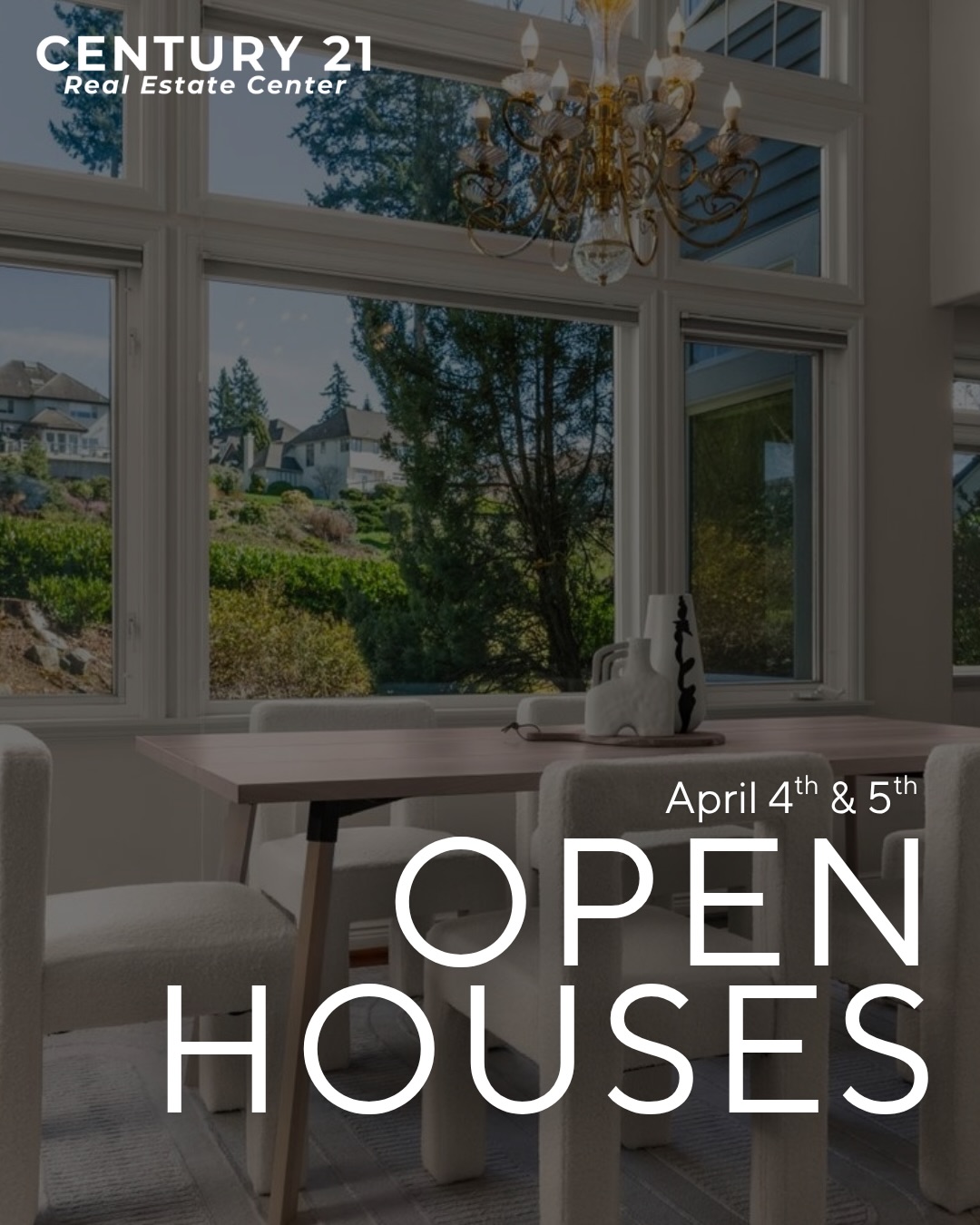 Weekend plans? Hop into our open houses this weekend and explore what’s on the market. Our agents are ready to help you find the perfect place to call home. 🐰🏡
📍 Mukilteo | Lynnwood | Seattle | Mercer Island | Federal Way
📅 April 4th & 5th
🕑 Times Vary
#OpenHouse #C21RealEstateCenter