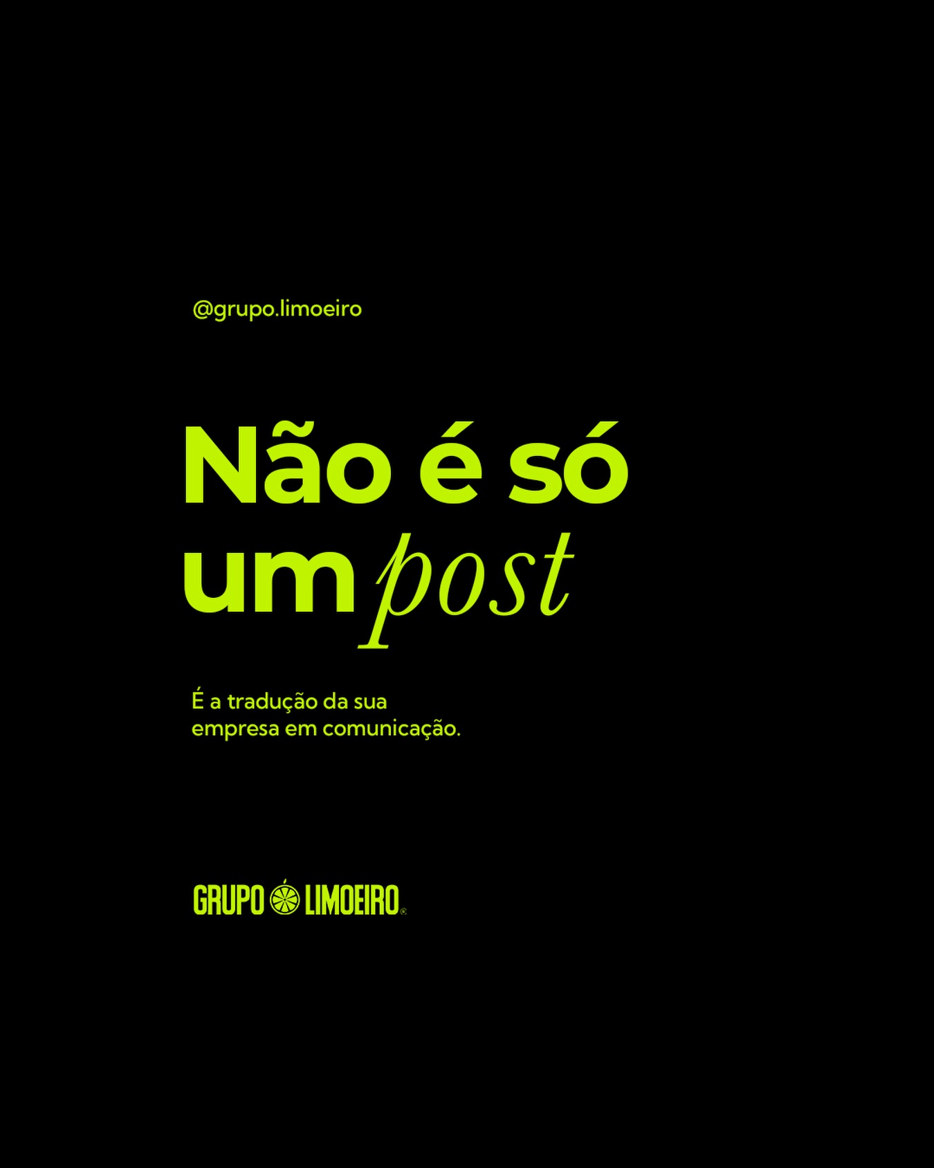 O visual de um post, o texto, a linguagem usada… tudo isso impacta diretamente na forma como a sua empresa é percebida e entendida.
Cada detalhe comunica. E quando existe estratégia por trás, a percepção muda completamente.
Precisa de alguém para te ajudar com isso?
Entre em contato com o Grupo Limoeiro e solicite um orçamento.
#marketing #empreendedor #branding