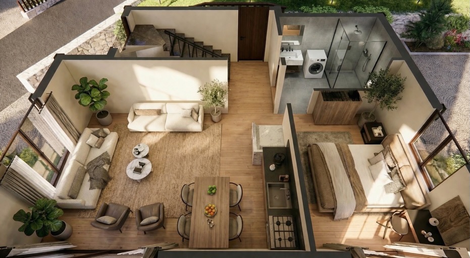 Taraklı | Butik Villa Projesi
Brüt 83,30 m² olarak tasarlanan bağımsız bölümler, modern mimari anlayış ile Taraklı evlerinden esinlenen detayların bir araya getirildiği, doğayla uyumlu bir bütünlük içinde ele alınmıştır.
#onhamimarlık #yapıruhsatı #proje #katplanı #architecture