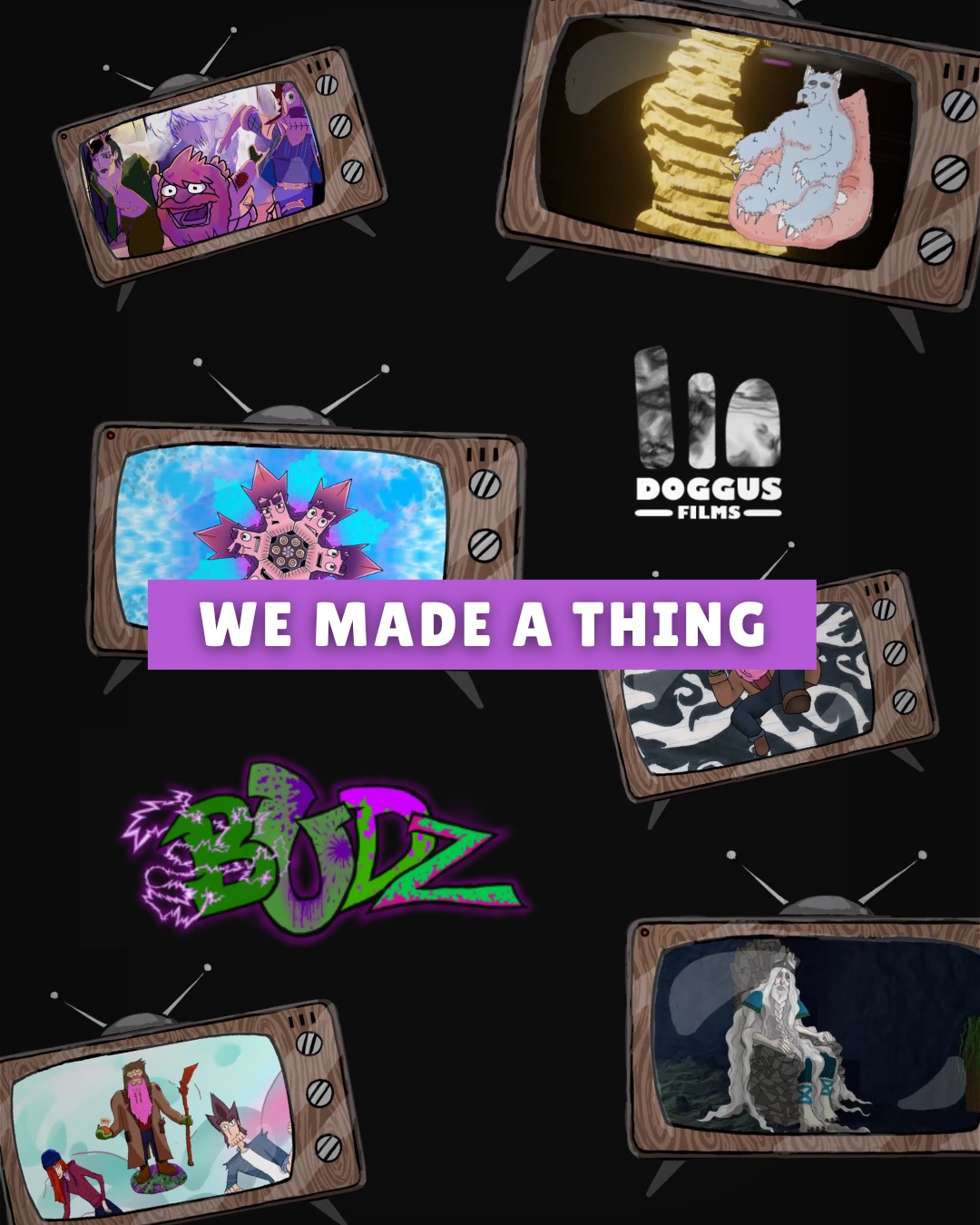 IT'S HERE. Our teaser is officially out.
Buds is something that we've been pouring everything into, an animated world straight from the brains of our neurodivergent creatives. And now you finally get to see a piece of it.
Stay tuned for updates, and to be the first to hear when the animatic drops.
Your new hyper-fixation awaits.
#Indieanimation #animation #budsanimatedseries #doggusfilms