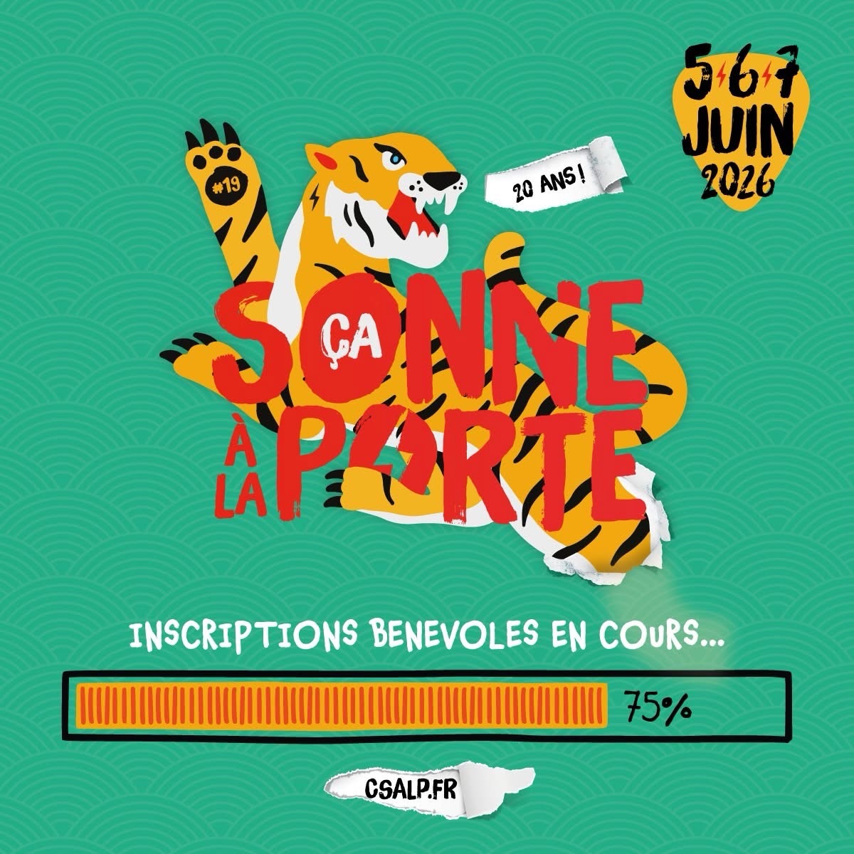 ⚡️ 𝗟𝗢𝗔𝗗𝗜𝗡𝗚… ⚡️
Tu kiffes te lever trop tôt, faire 12 000 pas avant midi et résoudre des problèmes qui n’existaient pas la veille ? Alors fonce : les inscriptions bénévoles du ⚡️ FESTIVAL CSALP 2026 - Les 20 ans !⚡️ sont ouvertes ! De la bonne fatigue, des moments improbables et des souvenirs en pagaille.
⏱️ Dépêche‑toi, les meilleurs postes s’évaporent plus vite que la bière 😛
👉 LINK IN BIO