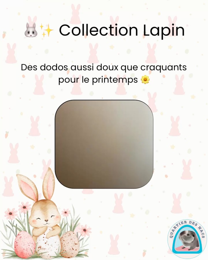 🐰✨ La collection Lapin est là !
Craquez pour nos Lits Flop Snugabun, déclinés en deux ambiances toutes douces pour le printemps 🌼
🌼 Version Lapin de Pâques & jaune soleil : lumineuse et chaleureuse
💜 Version Lapin mignon & lavande : apaisante et pleine de tendresse
🧸 Confortables, moelleux et fabriqués à la main, ces couchages sont parfaits pour offrir à votre compagnon un espace de repos doux et rassurant.
🐾 Adaptés aux cochons d’Inde, lapins nains, chats et petits rongeurs
👉 Disponibles dès maintenant sur la boutique
Prenez soin de vos animaux avec Quartier Des Nacs
#lapin #cochondinde #animauxdecompagnie
✨ Lequel va faire craquer ton loulou ?