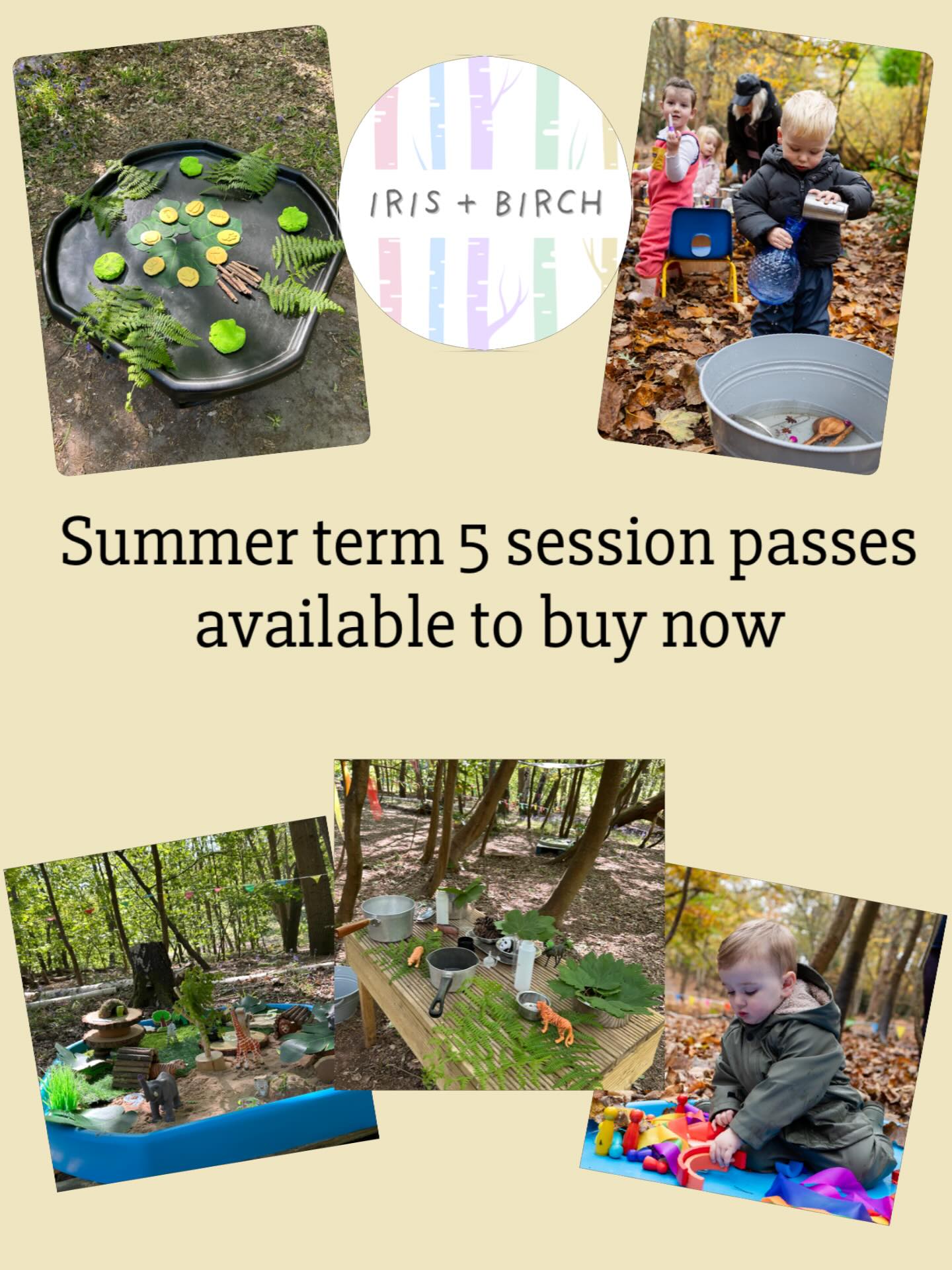 🎟️ Buy a 5 session pass that can be used over the duration of the summer term for just £45. This includes our monthly weekend sessions too.
🎁 These make great gifts too, so if you’re looking for a present for someone we have a gift voucher designed to be printed so you’re able to gift the pass as a present.
If you’ve already booked summer play sessions but still wish to purchase one pop me a message and we can sort this out for you ☀️😊
✉️ Pop me a message for more details
#woodlandplaygroup #outdoorplay #surreymums #cobhammums #surreylife