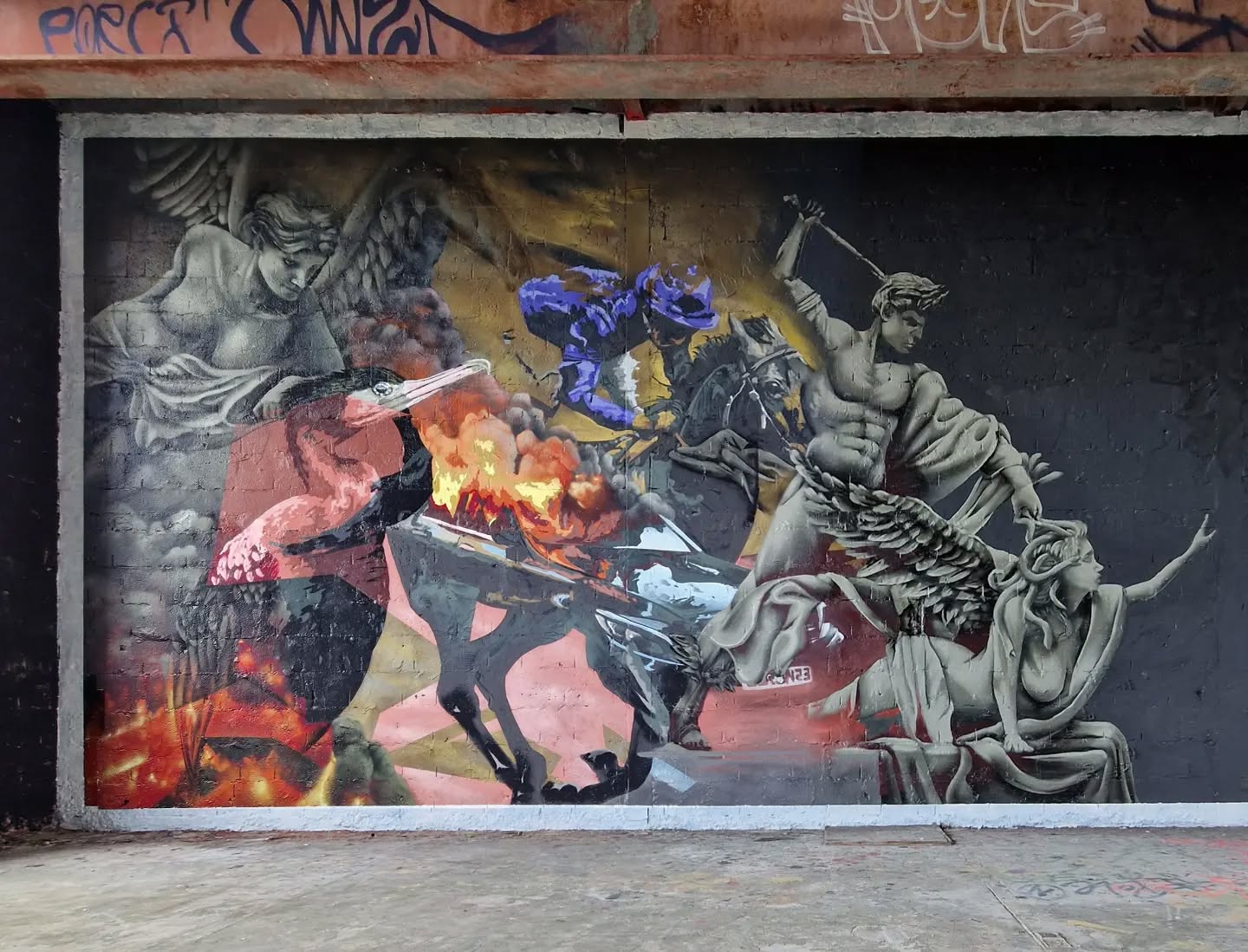 "Die Boten des Jüngsten Gerichts"
@teufelsberg.official Berlin - schaut vorbei!
Ich hatte ein paar schöne Tage trotz Dauerregen mit @gosp_ds. Im Sommer kommen wir wieder!
Danke an @preh.streetart und @sten9540.